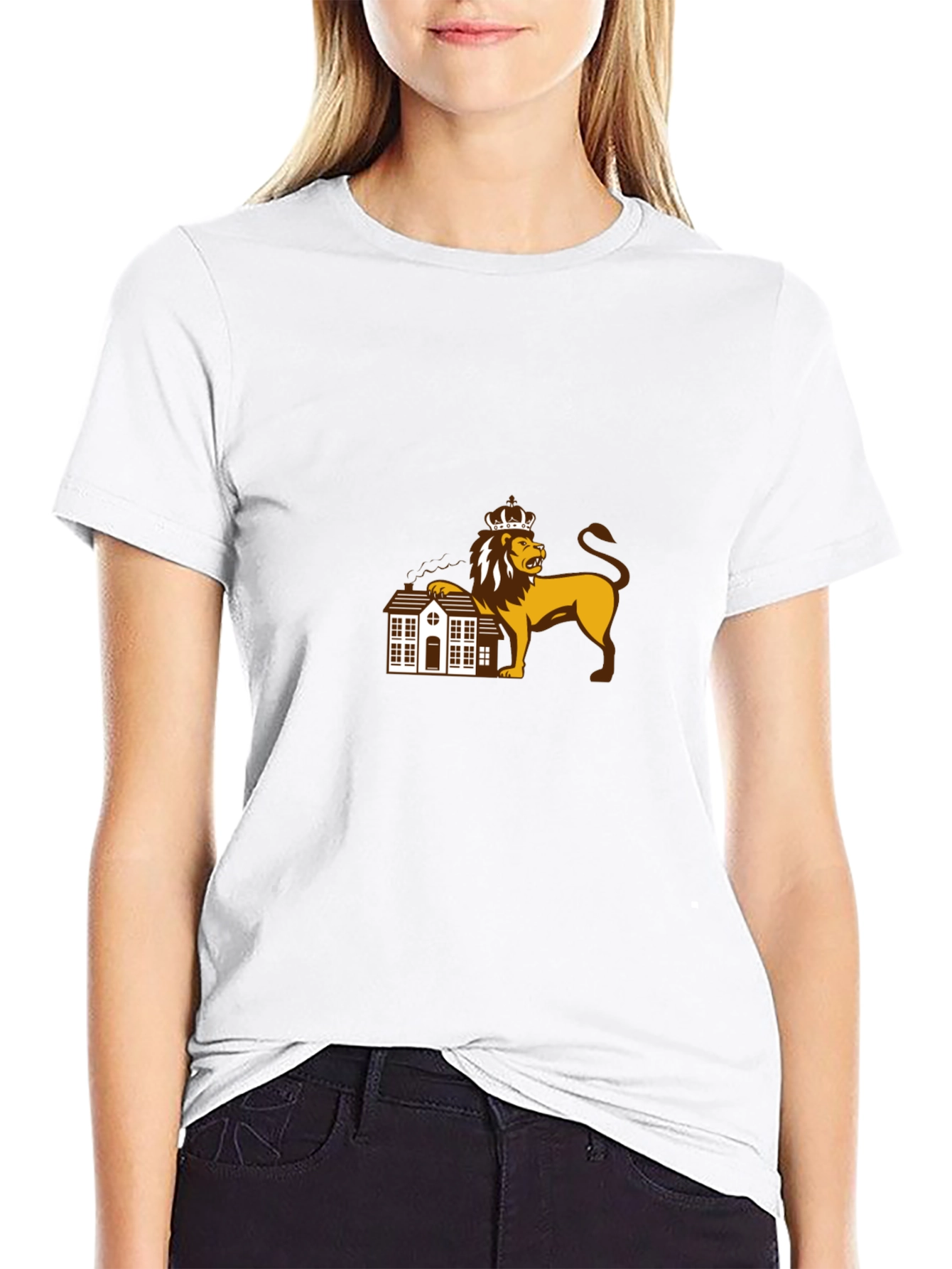 Lion House Graphic Tee - Royal Crest T-Shirt