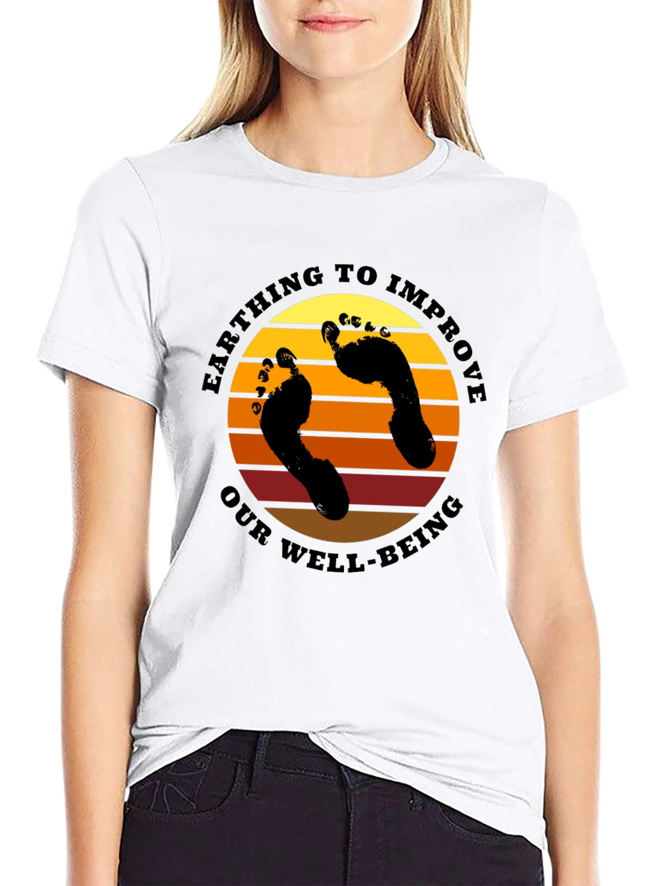 Earthing to Improve Well-Being T-Shirt