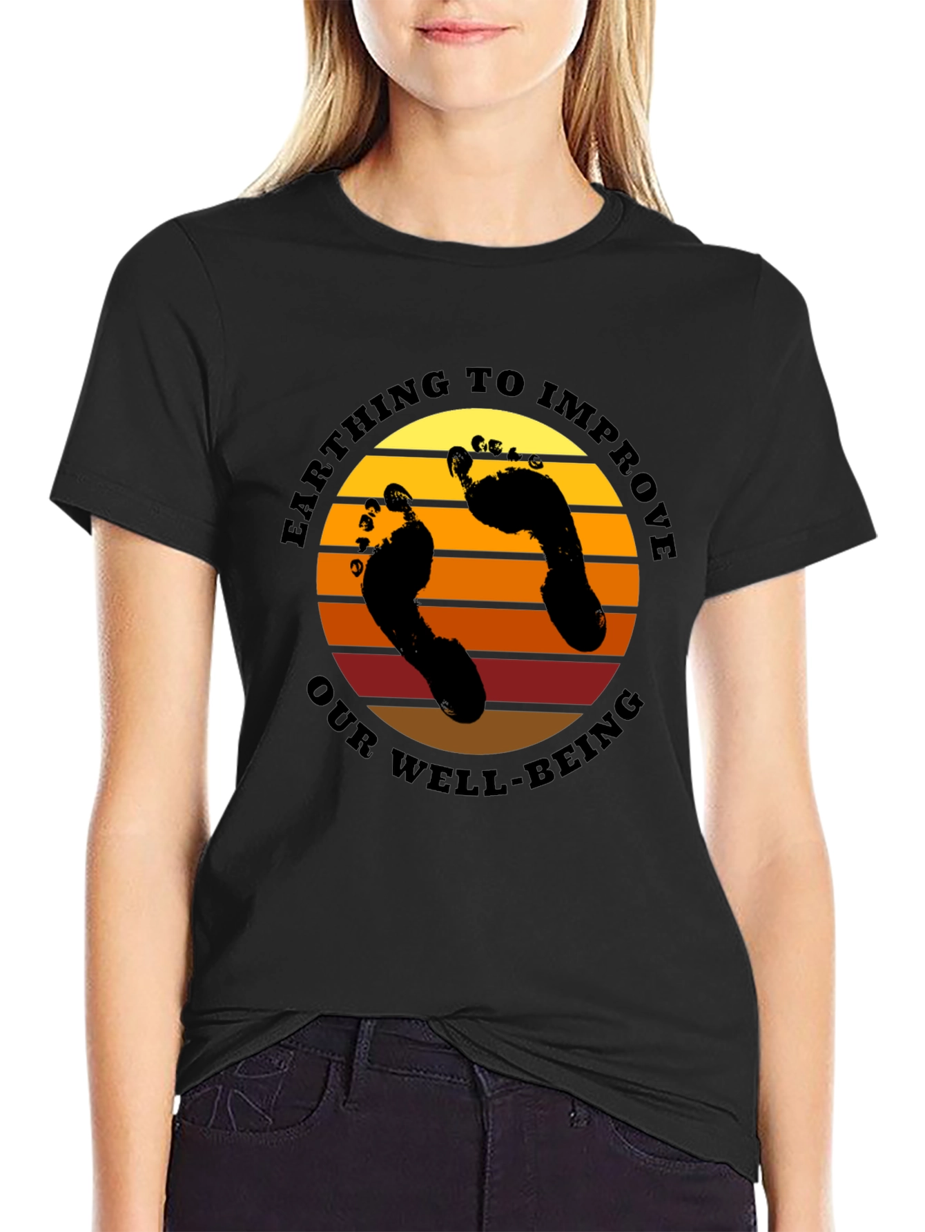 Earthing to Improve Well-Being T-Shirt
