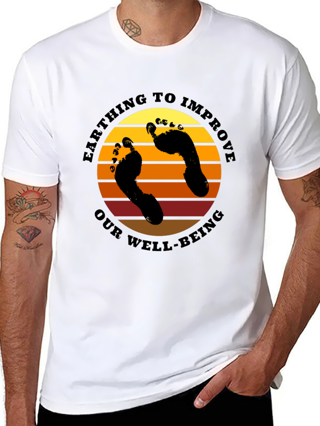 Earthing to Improve Well-Being T-Shirt