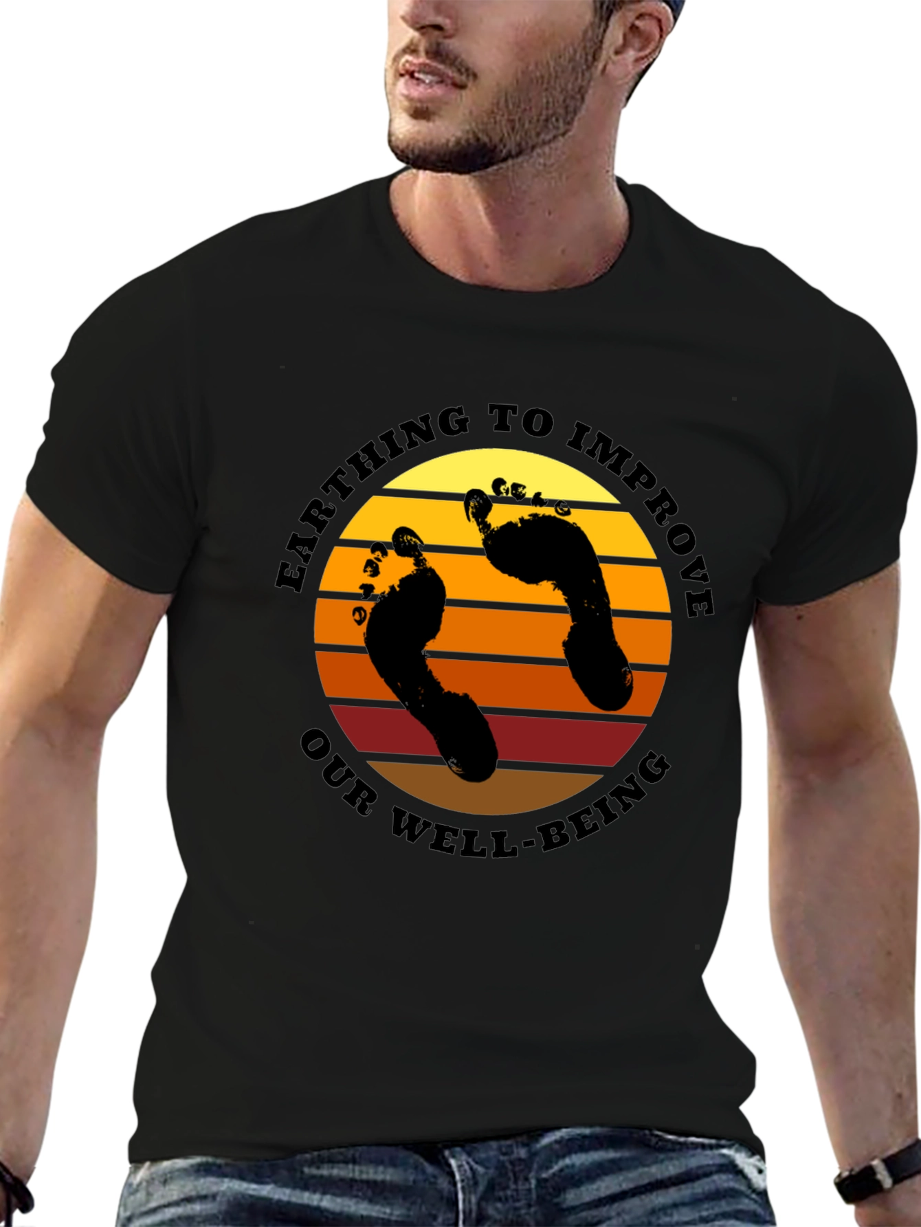 Earthing to Improve Well-Being T-Shirt