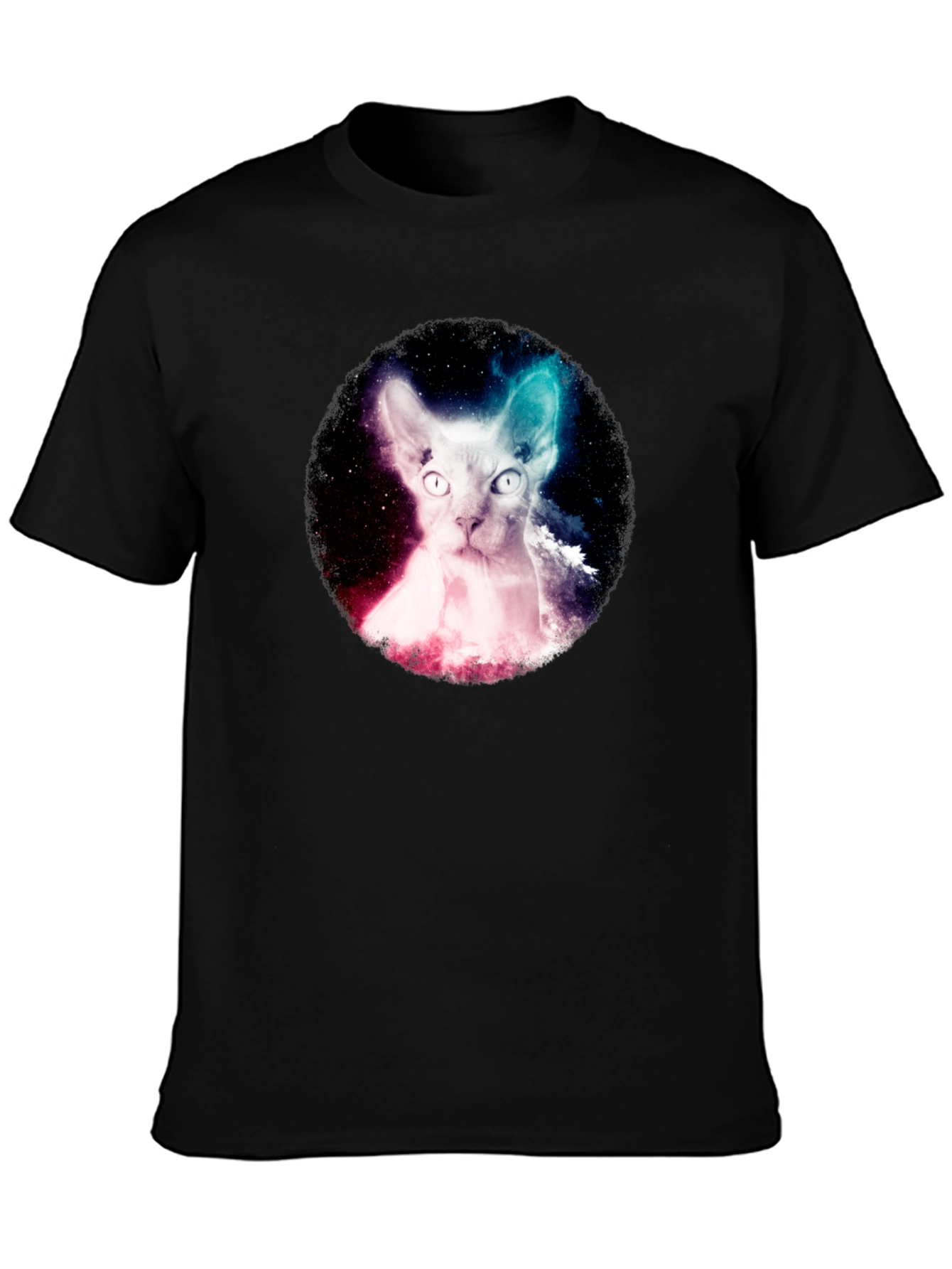 Cosmic Cat Graphic T-Shirt