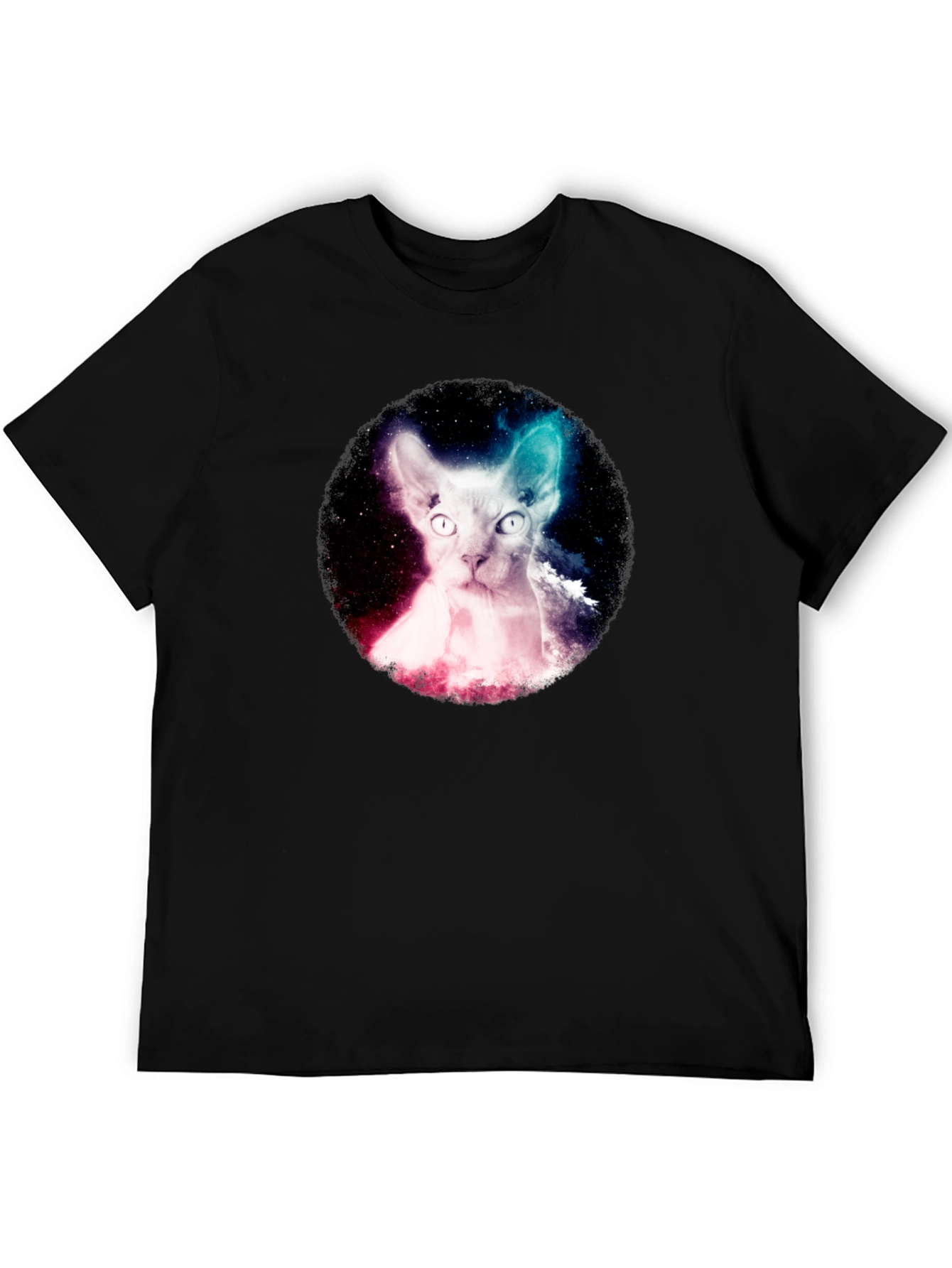 Cosmic Cat Graphic T-Shirt