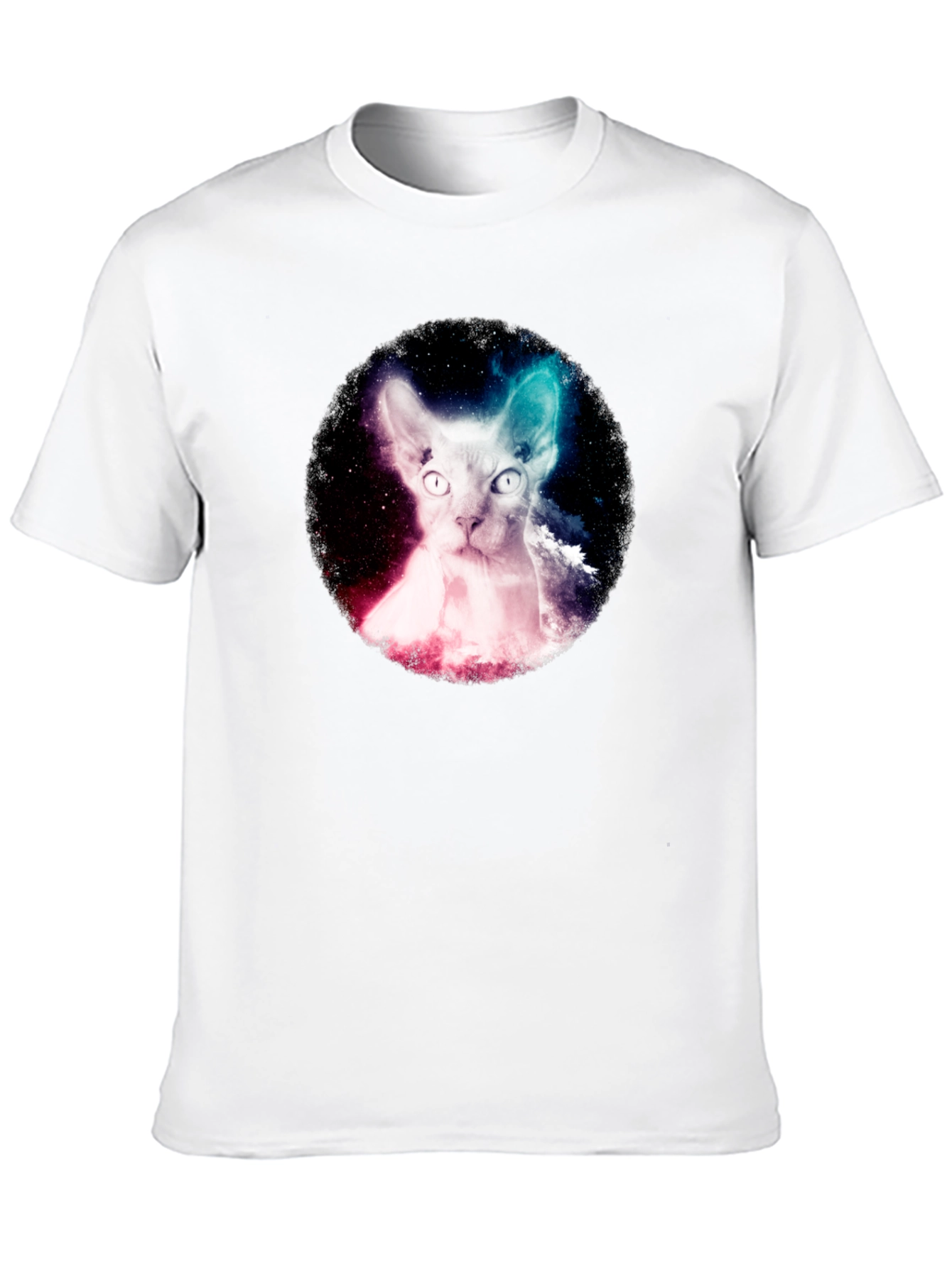 Cosmic Cat Graphic T-Shirt