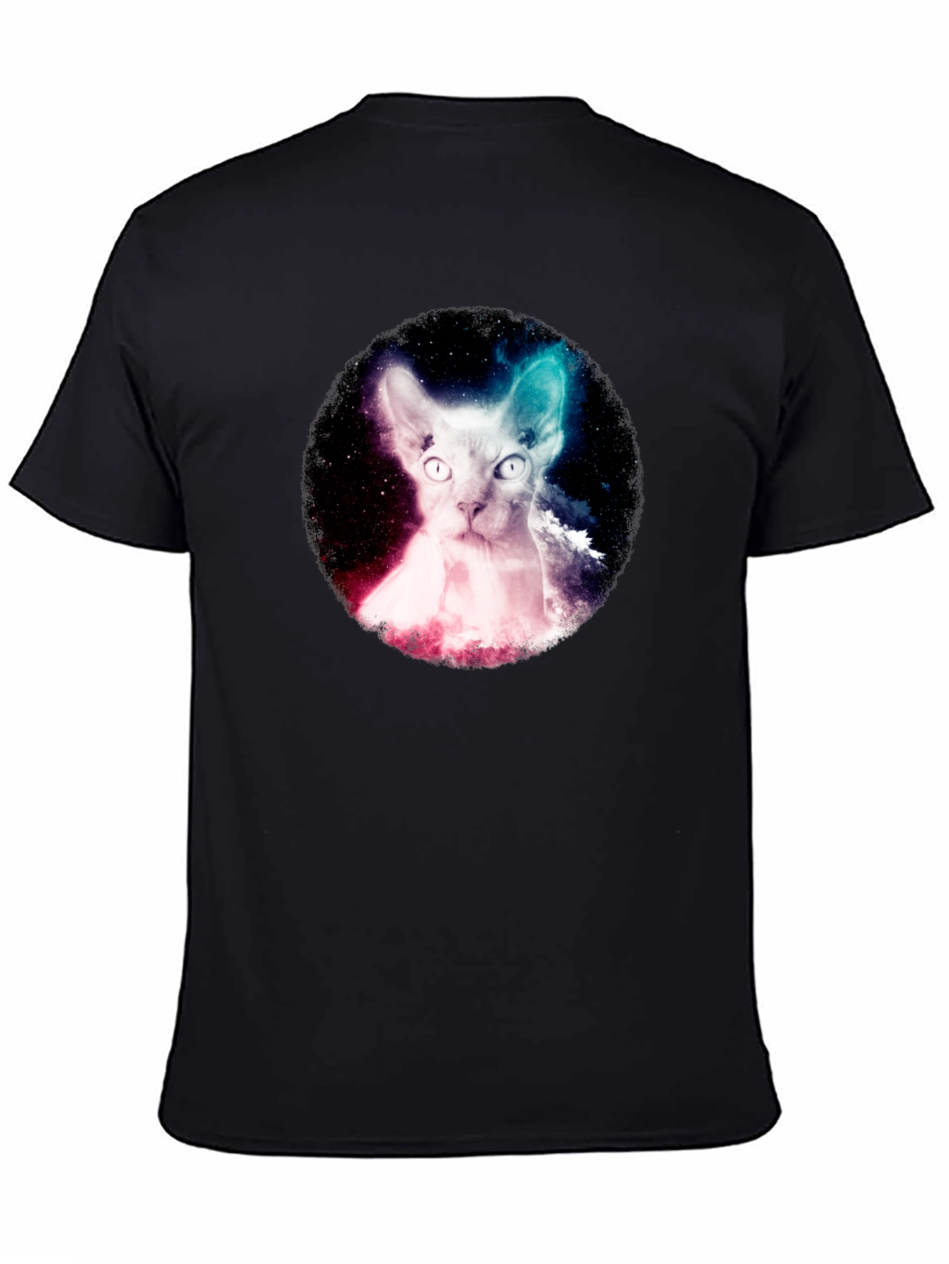 Cosmic Cat Graphic T-Shirt