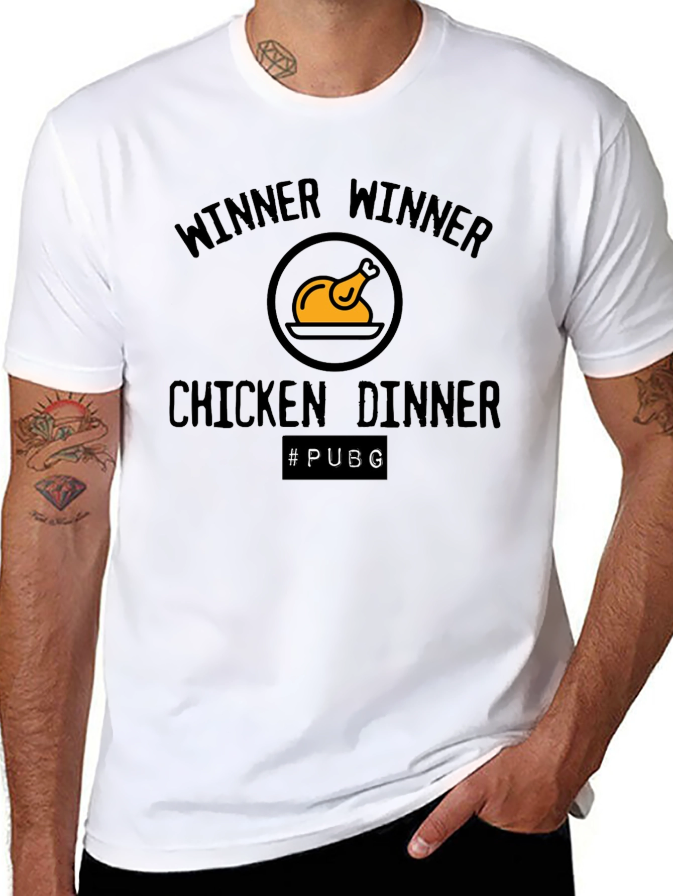 Winner Winner Chicken Dinner PUBG Graphic Tee