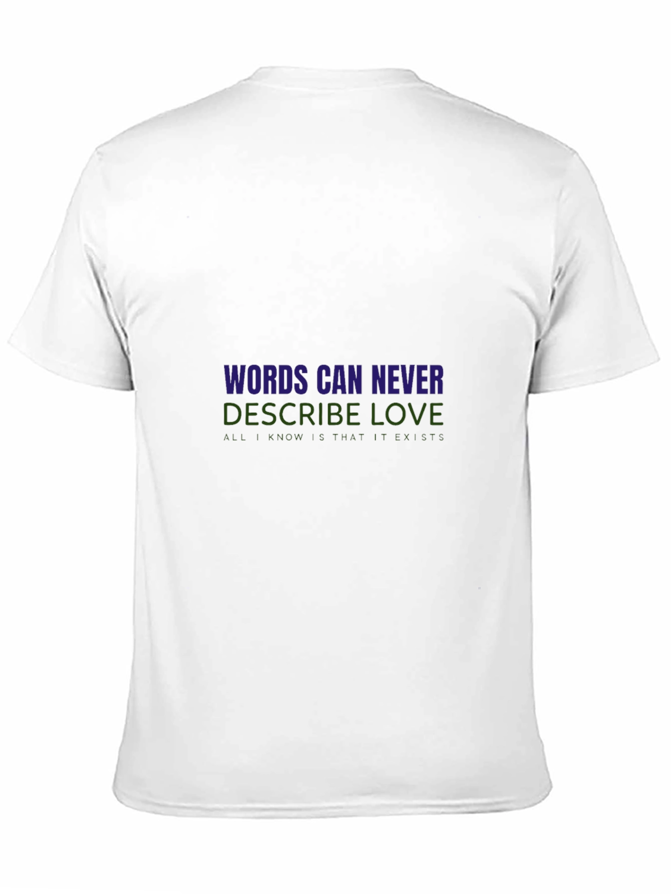 Words Can Never Describe Love Graphic T-Shirt