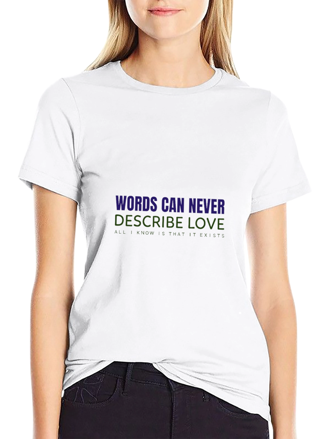 Words Can Never Describe Love Graphic T-Shirt