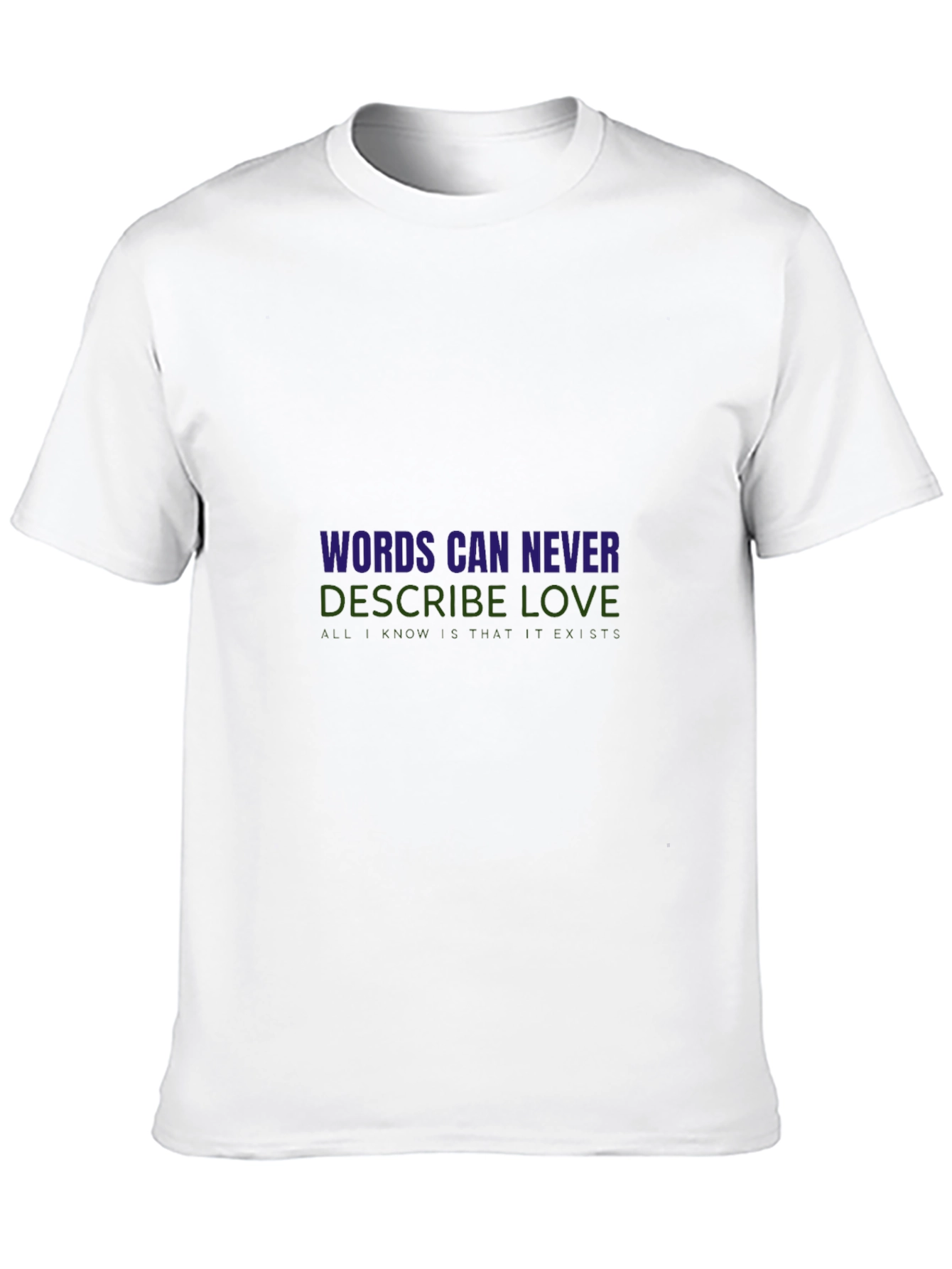 Words Can Never Describe Love Graphic T-Shirt