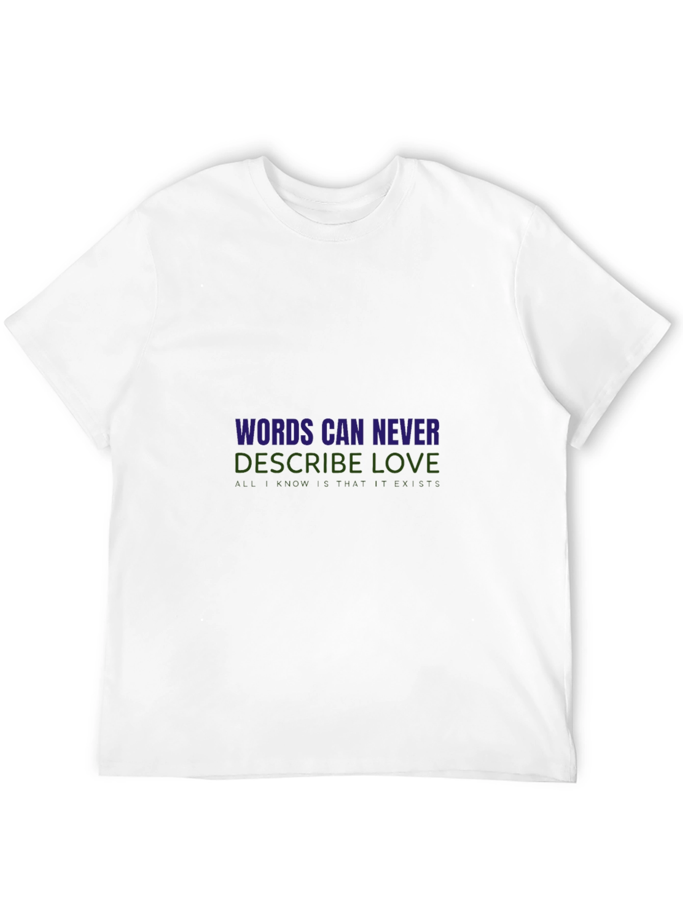 Words Can Never Describe Love Graphic T-Shirt