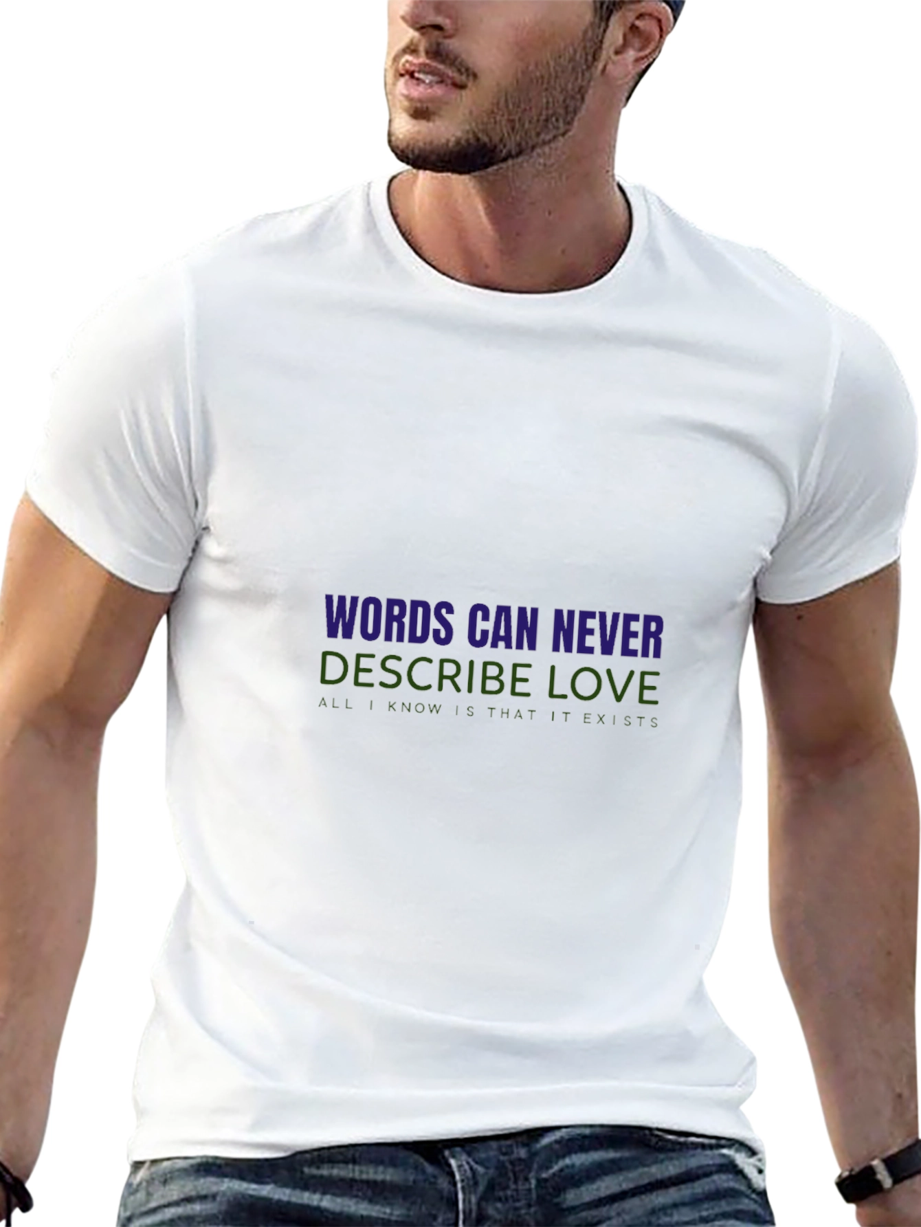 Words Can Never Describe Love Graphic T-Shirt