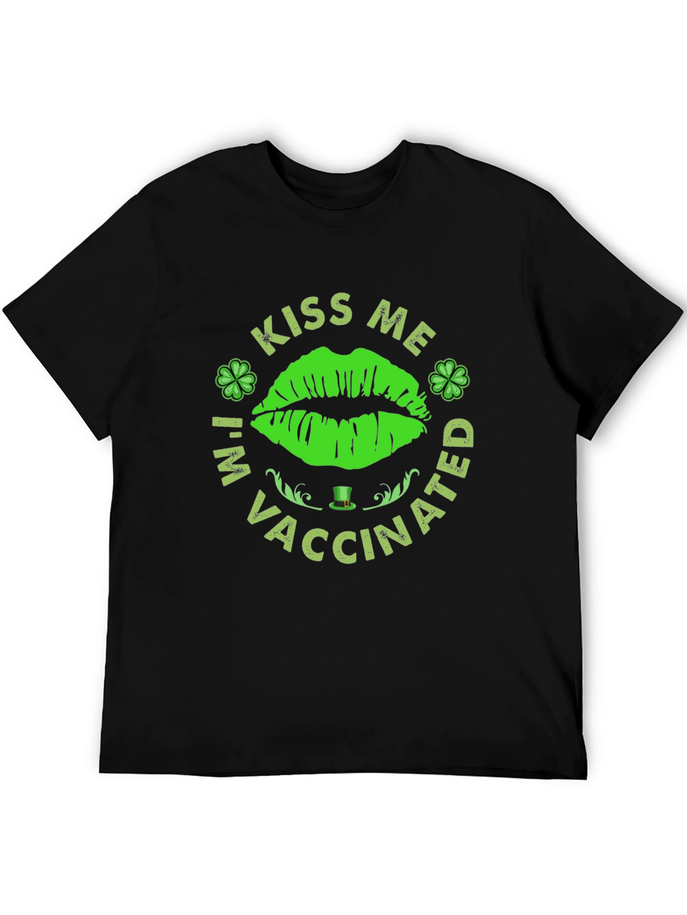 Kiss Me Im Vaccinated! St. Patricks Day T-Shirt