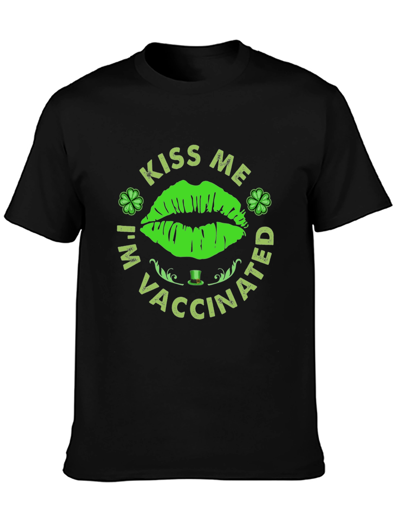 Kiss Me Im Vaccinated! St. Patricks Day T-Shirt