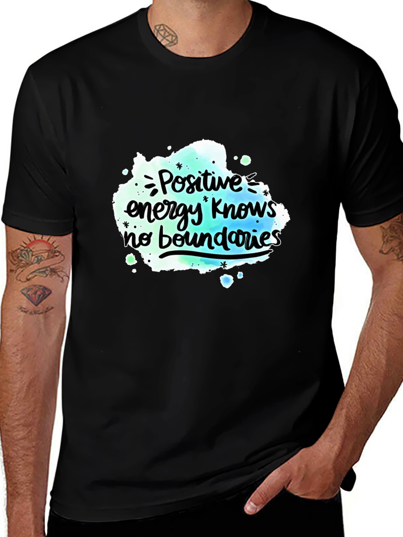 Positive Energy Tee - Inspirational Graphic T-Shirt