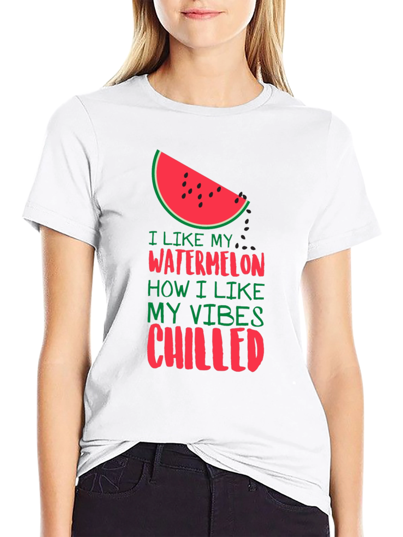 Watermelon Vibes Graphic T-Shirt