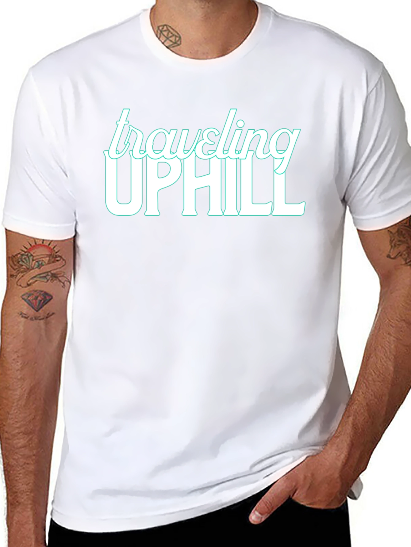 Traveling Uphill Graphic Tee