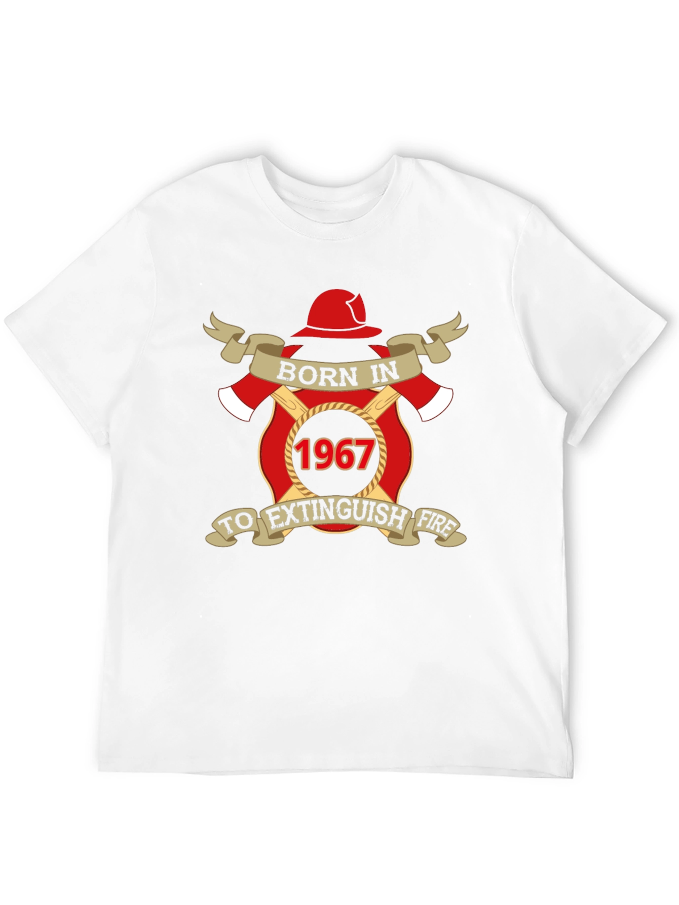 Born in 1967 Firefighter T-Shirt