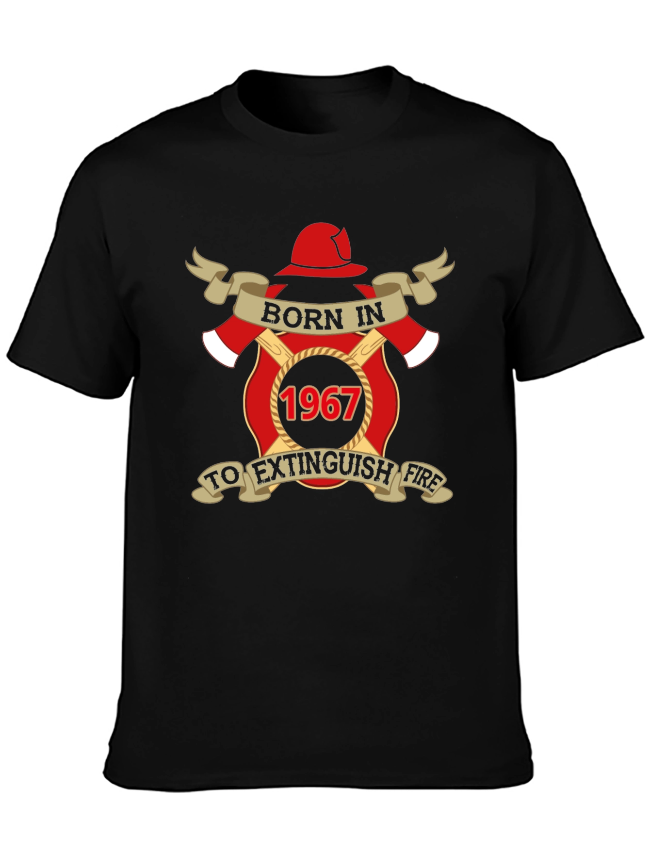 Born in 1967 Firefighter T-Shirt
