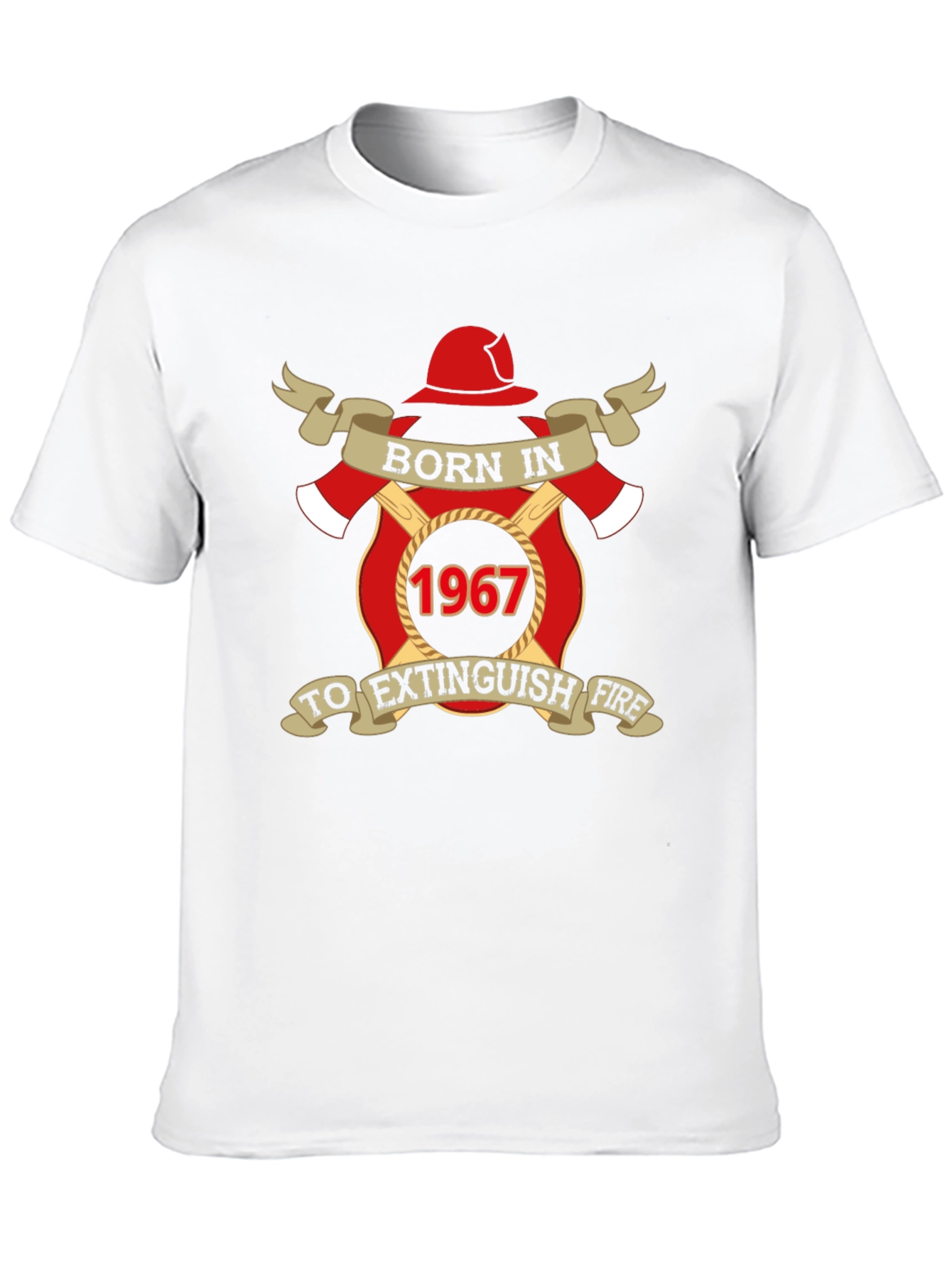 Born in 1967 Firefighter T-Shirt