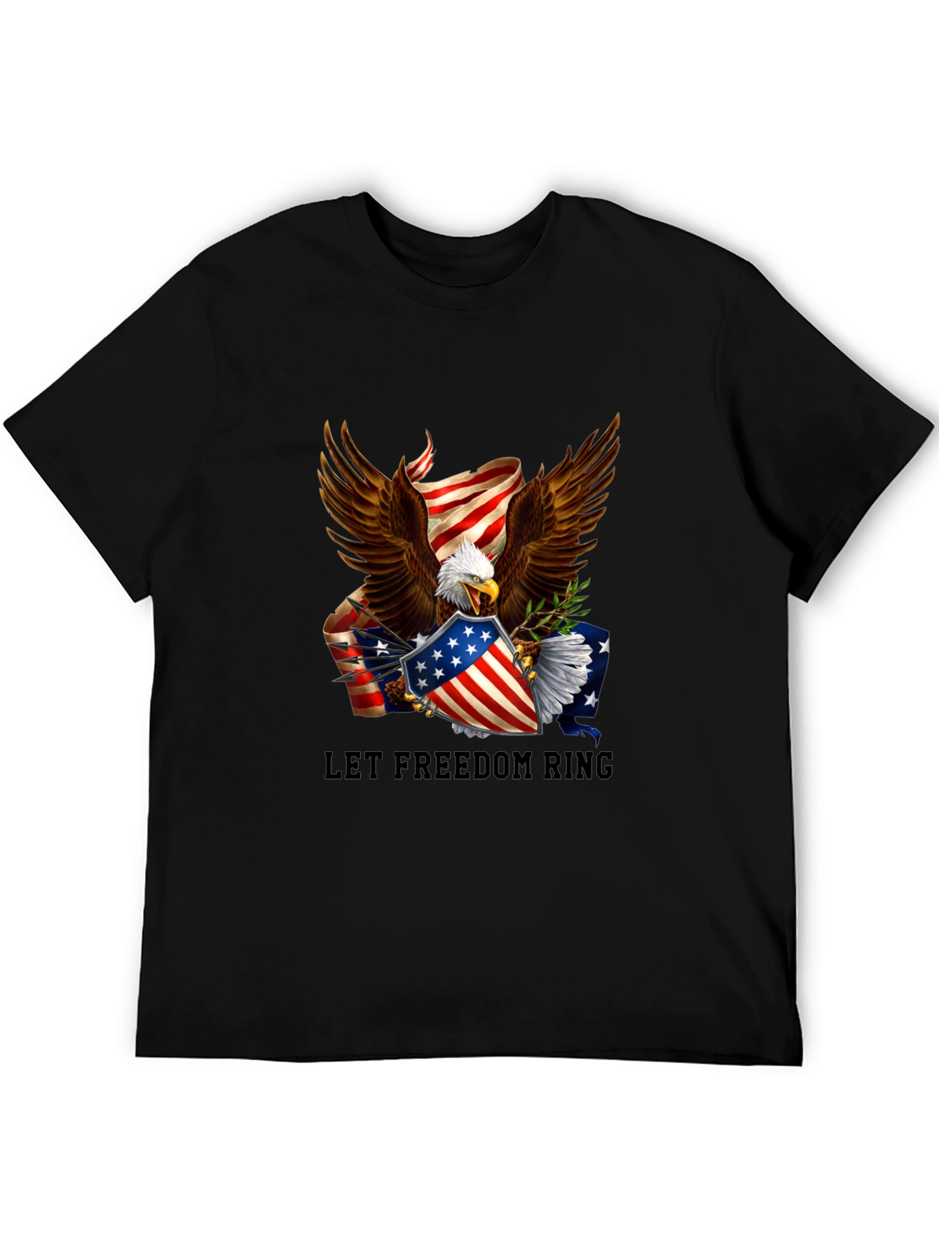 Let Freedom Ring Patriotic Eagle T-Shirt