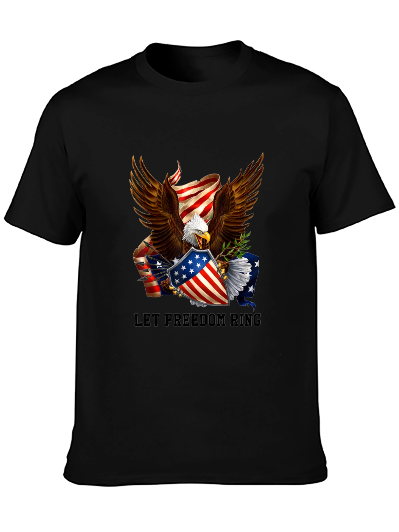 Let Freedom Ring Patriotic Eagle T-Shirt