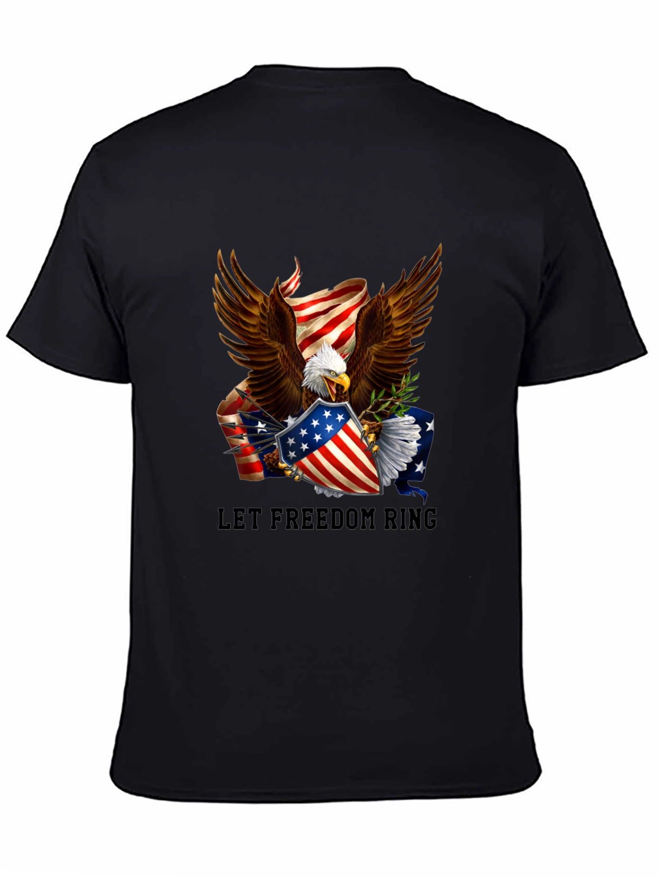 Let Freedom Ring Patriotic Eagle T-Shirt