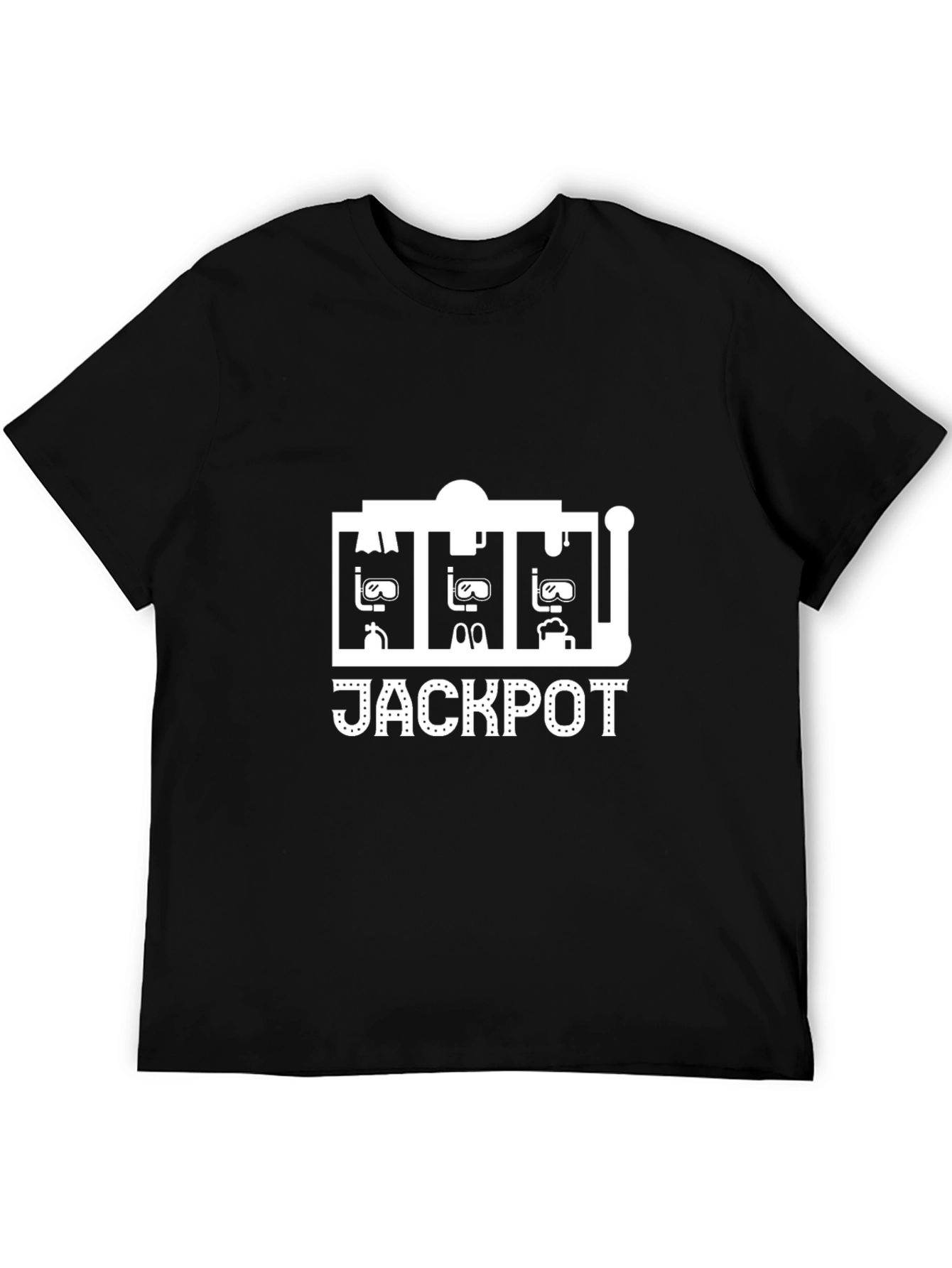 Jackpot Slot Machine Graphic T-Shirt