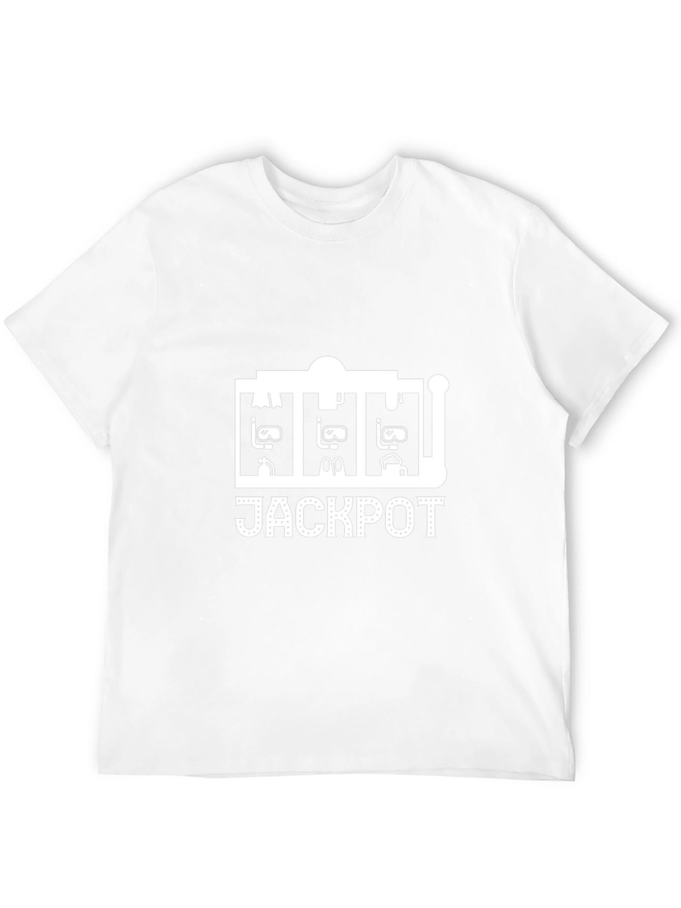 Jackpot Slot Machine Graphic T-Shirt