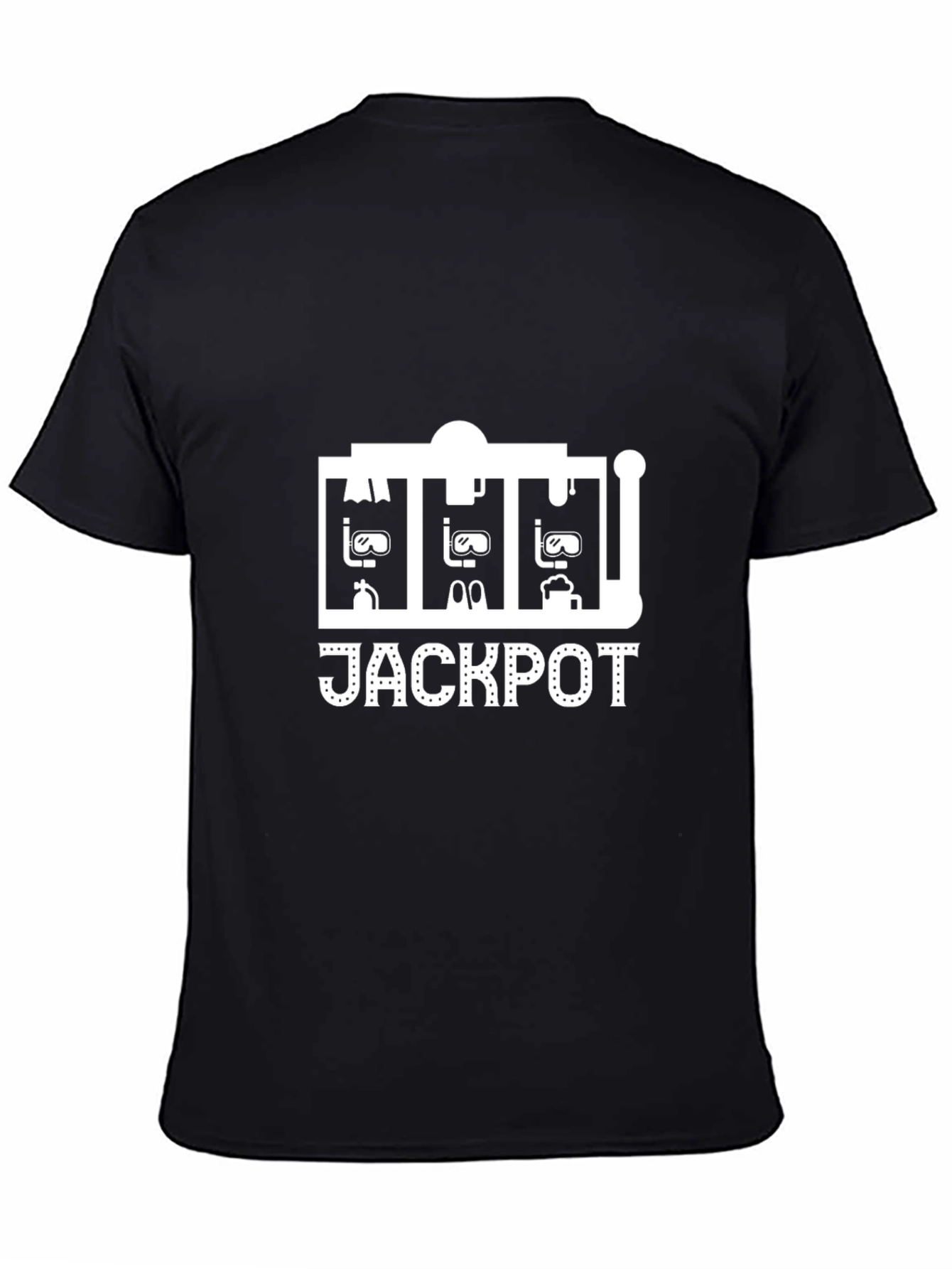 Jackpot Slot Machine Graphic T-Shirt