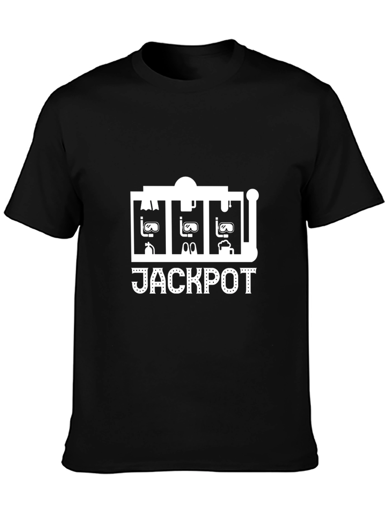Jackpot Slot Machine Graphic T-Shirt