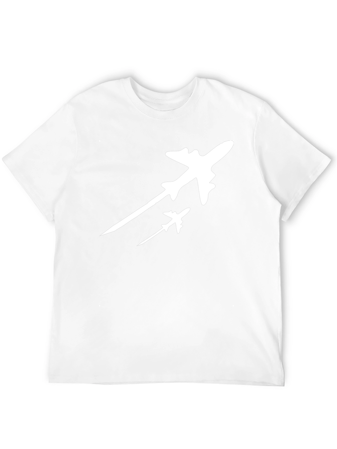 Aviation Silhouette Graphic Tee - Black