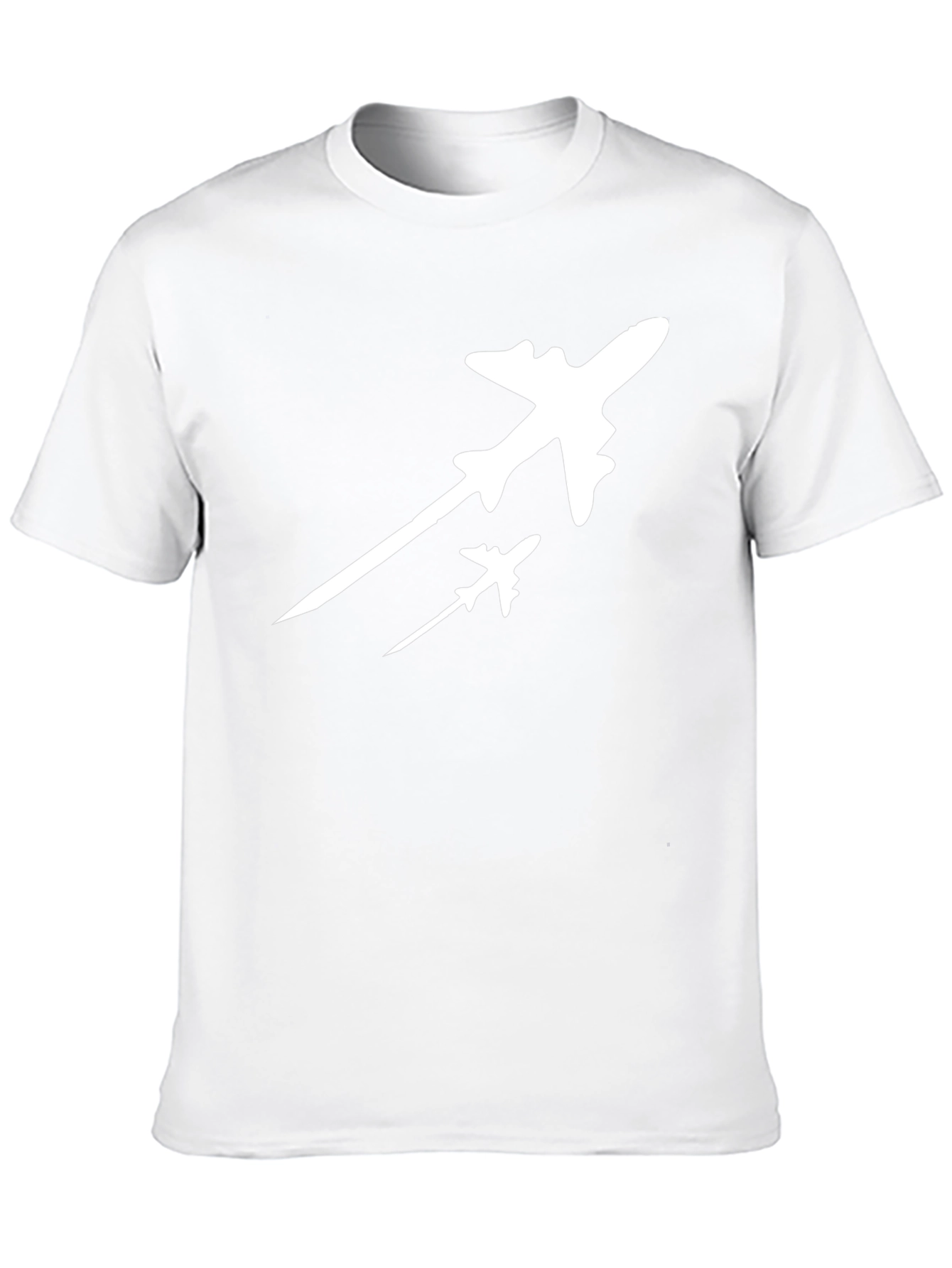 Aviation Silhouette Graphic Tee - Black