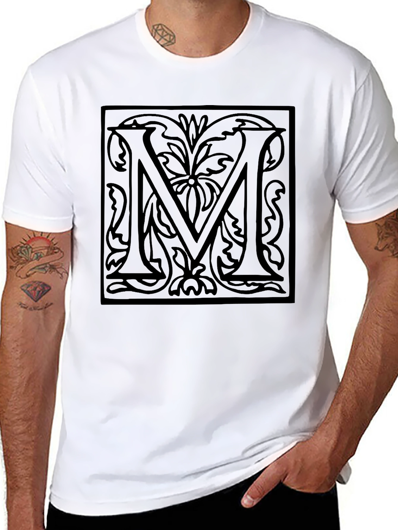 Monogram M Black T-Shirt