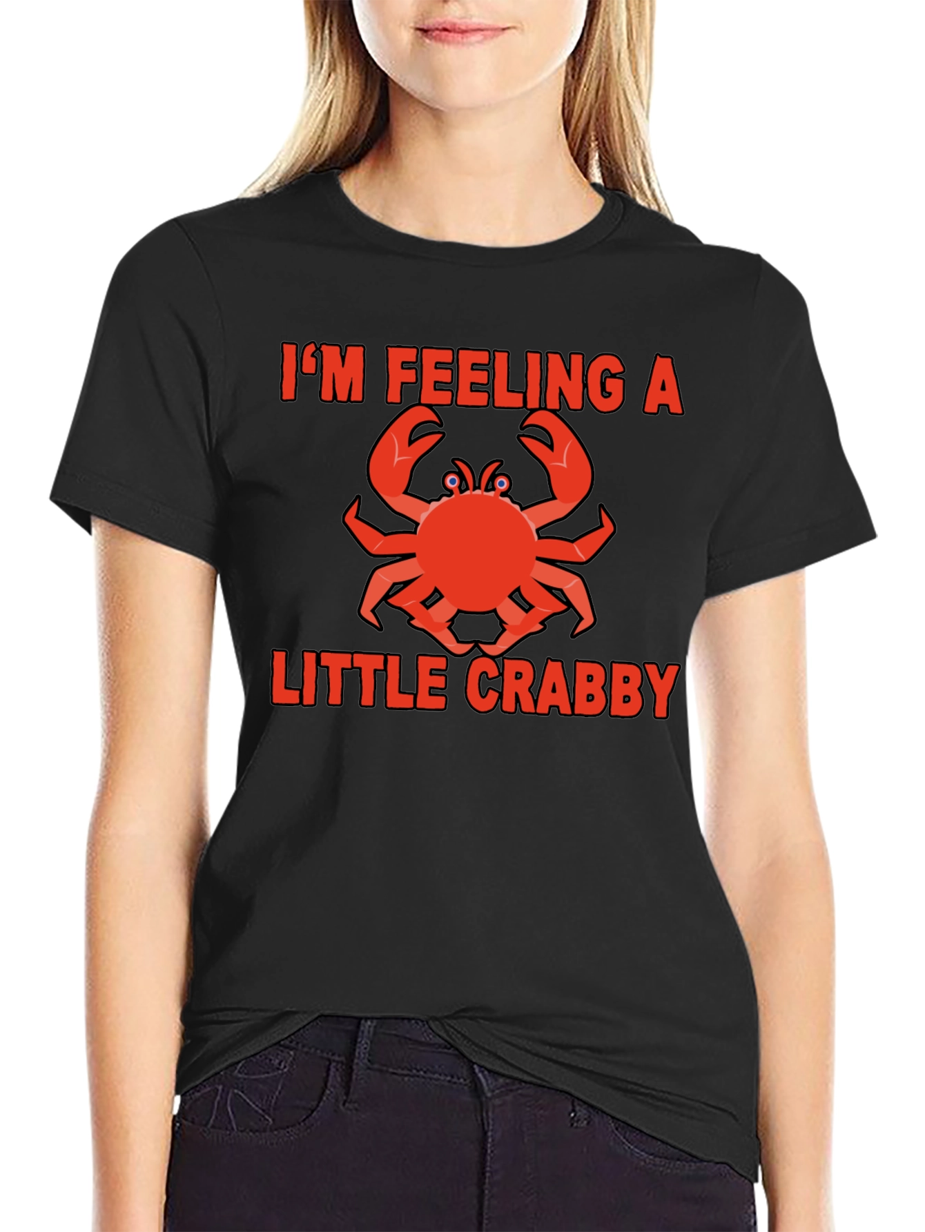 Feeling Crabby T-Shirt Funny Graphic Tee