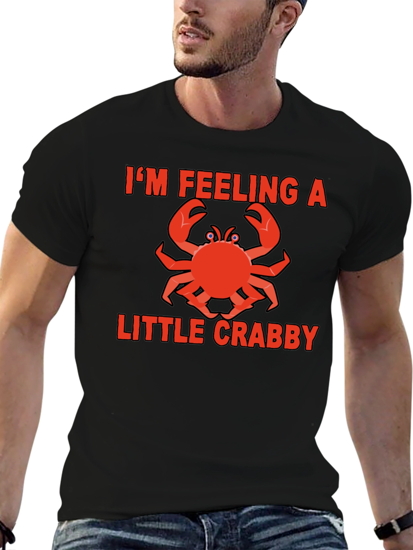 Feeling Crabby T-Shirt Funny Graphic Tee
