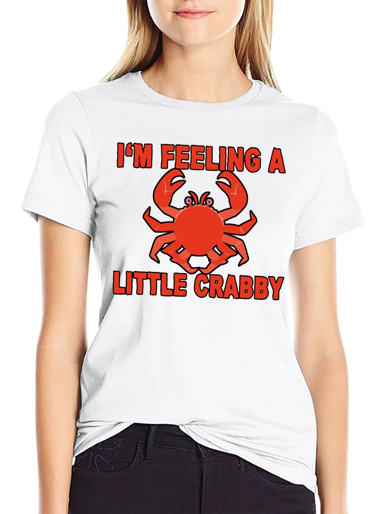 Feeling Crabby T-Shirt Funny Graphic Tee