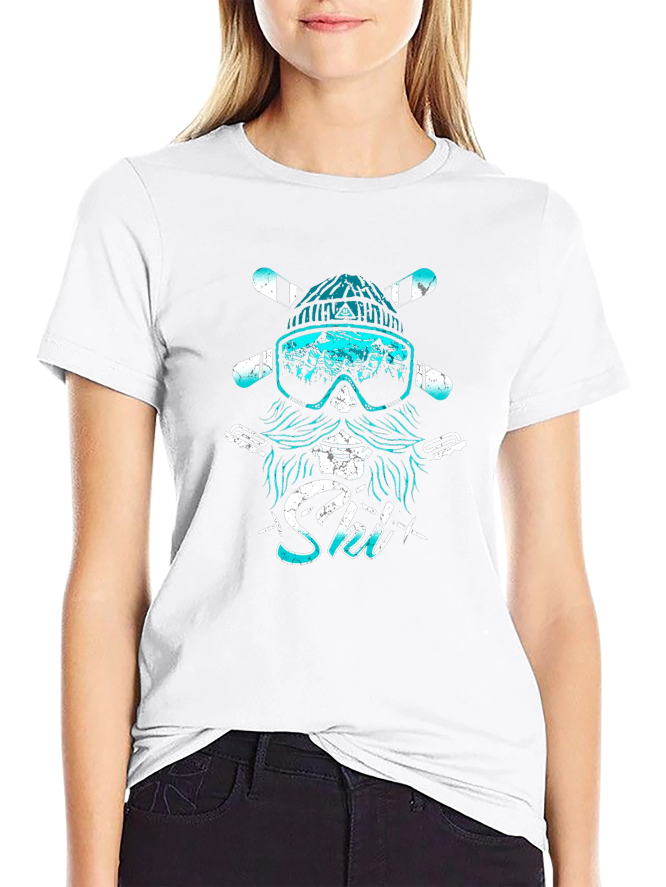 Cool Ski Beard T-Shirt