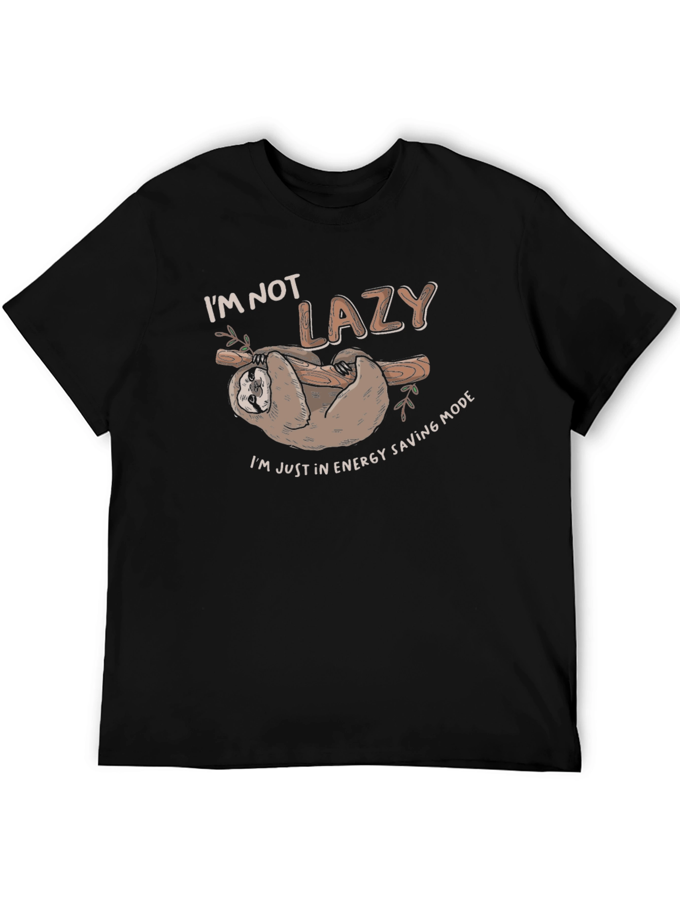 Funny Sloth Energy Saving Mode T-Shirt