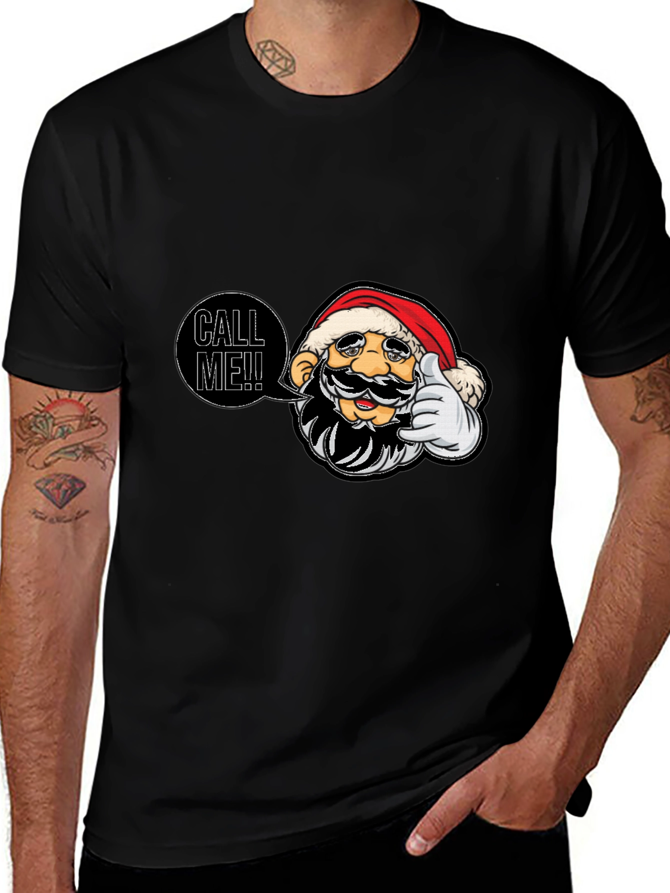 Call Me Santa Graphic T-Shirt