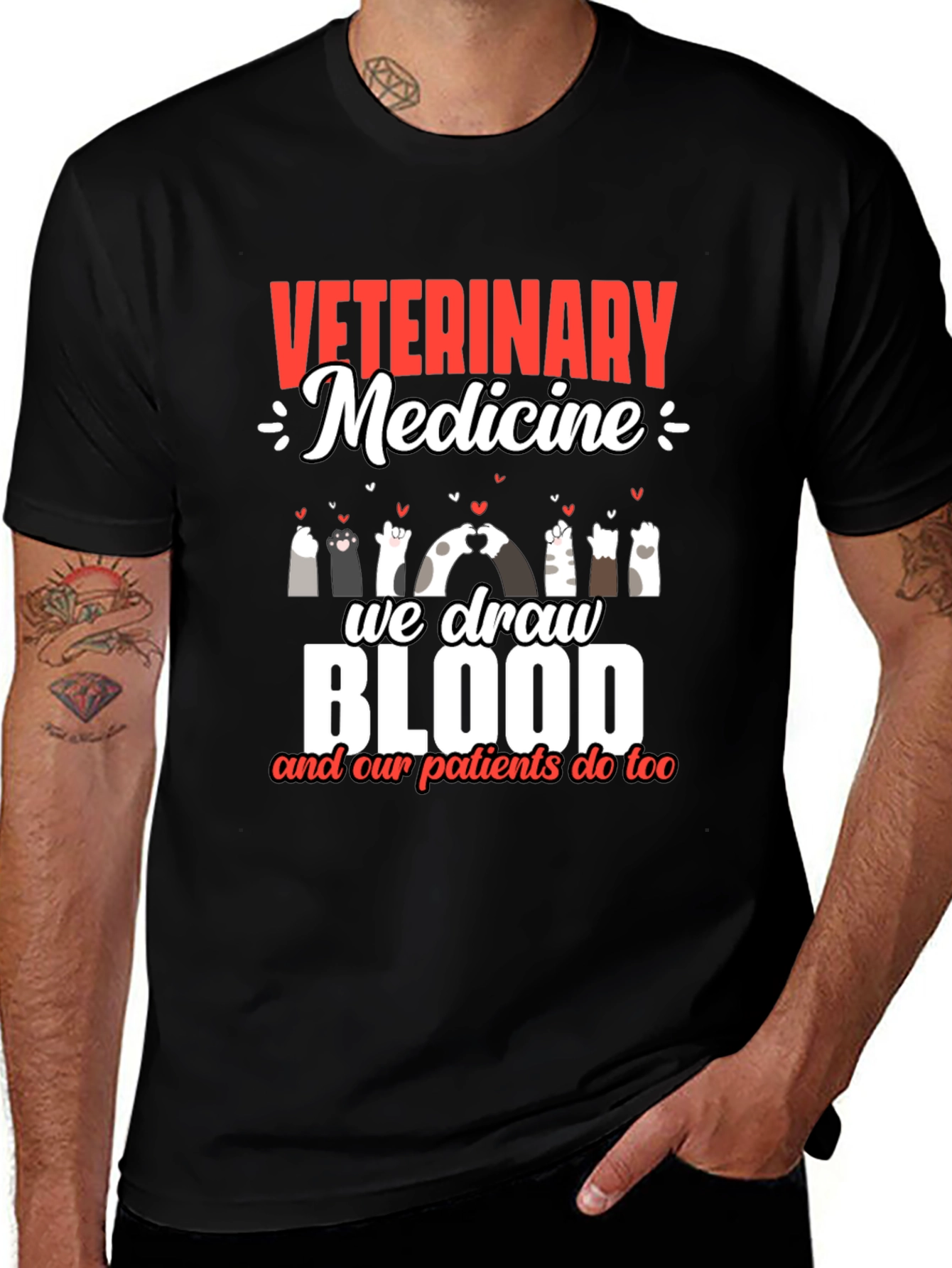 Veterinary Medicine Cat Lover T-Shirt
