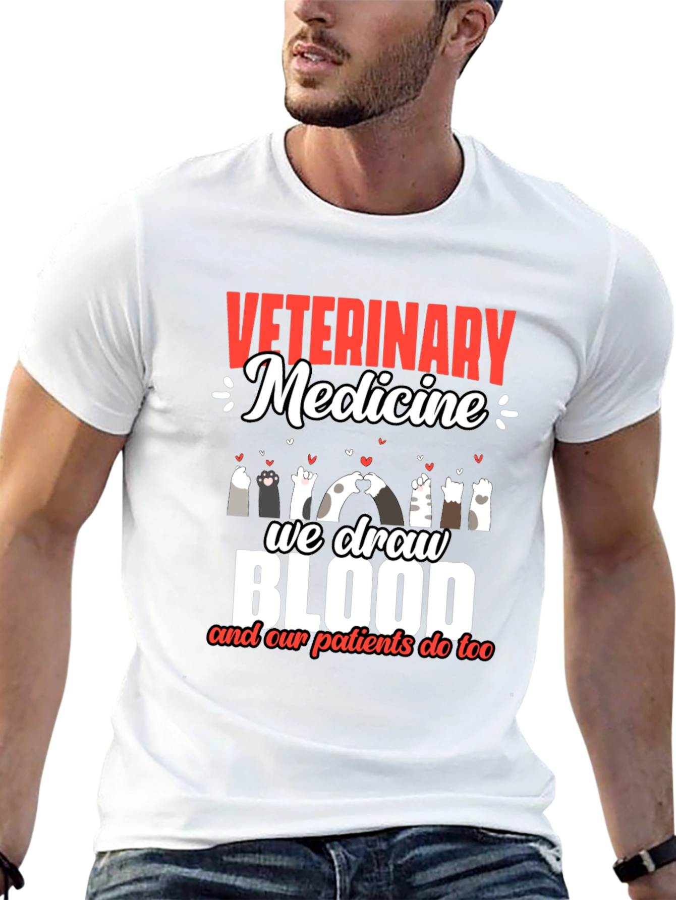 Veterinary Medicine Cat Lover T-Shirt