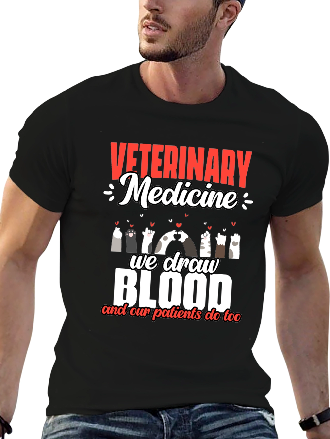 Veterinary Medicine Cat Lover T-Shirt