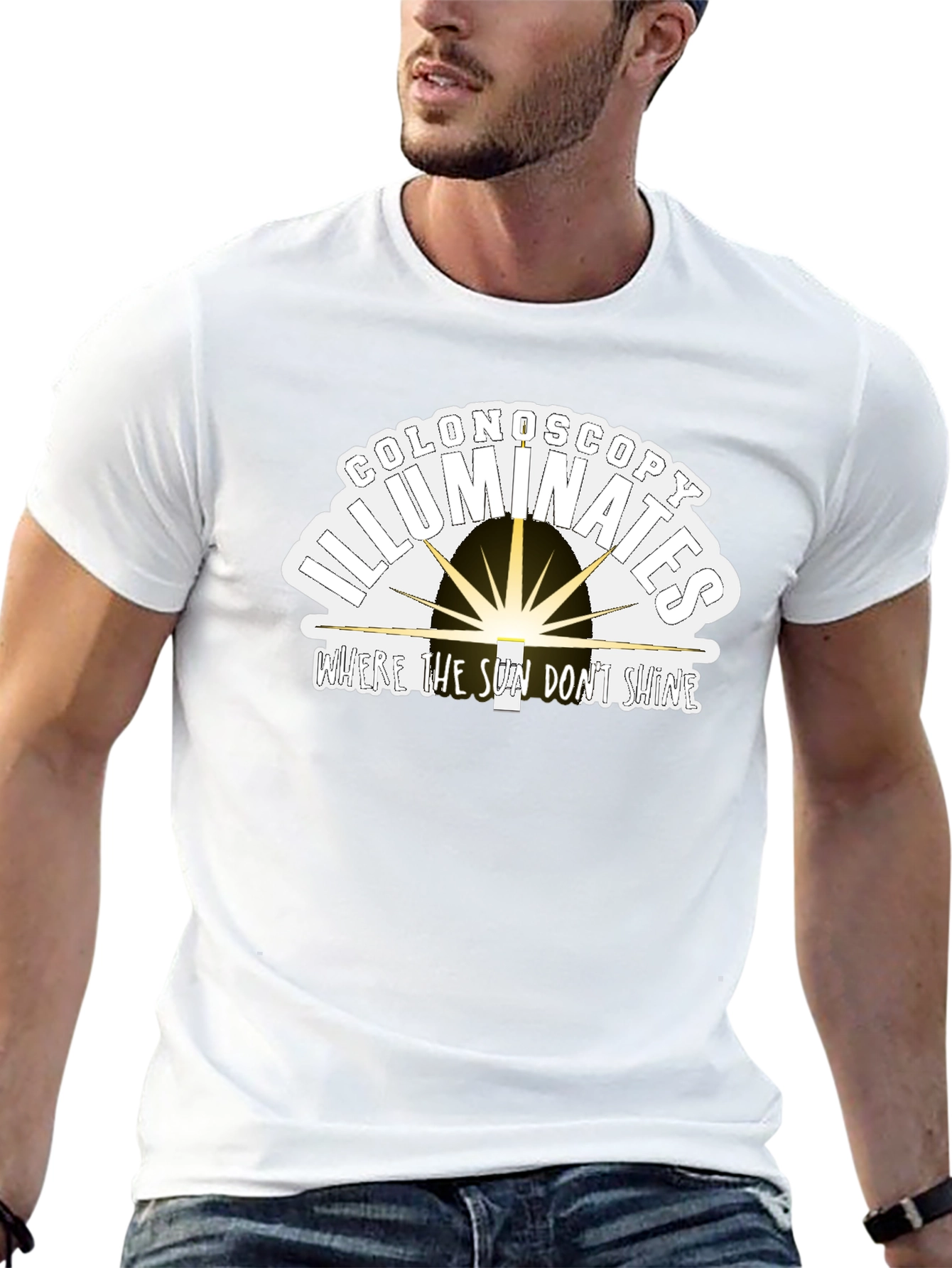 Colonoscopy Illuminates Funny T-Shirt