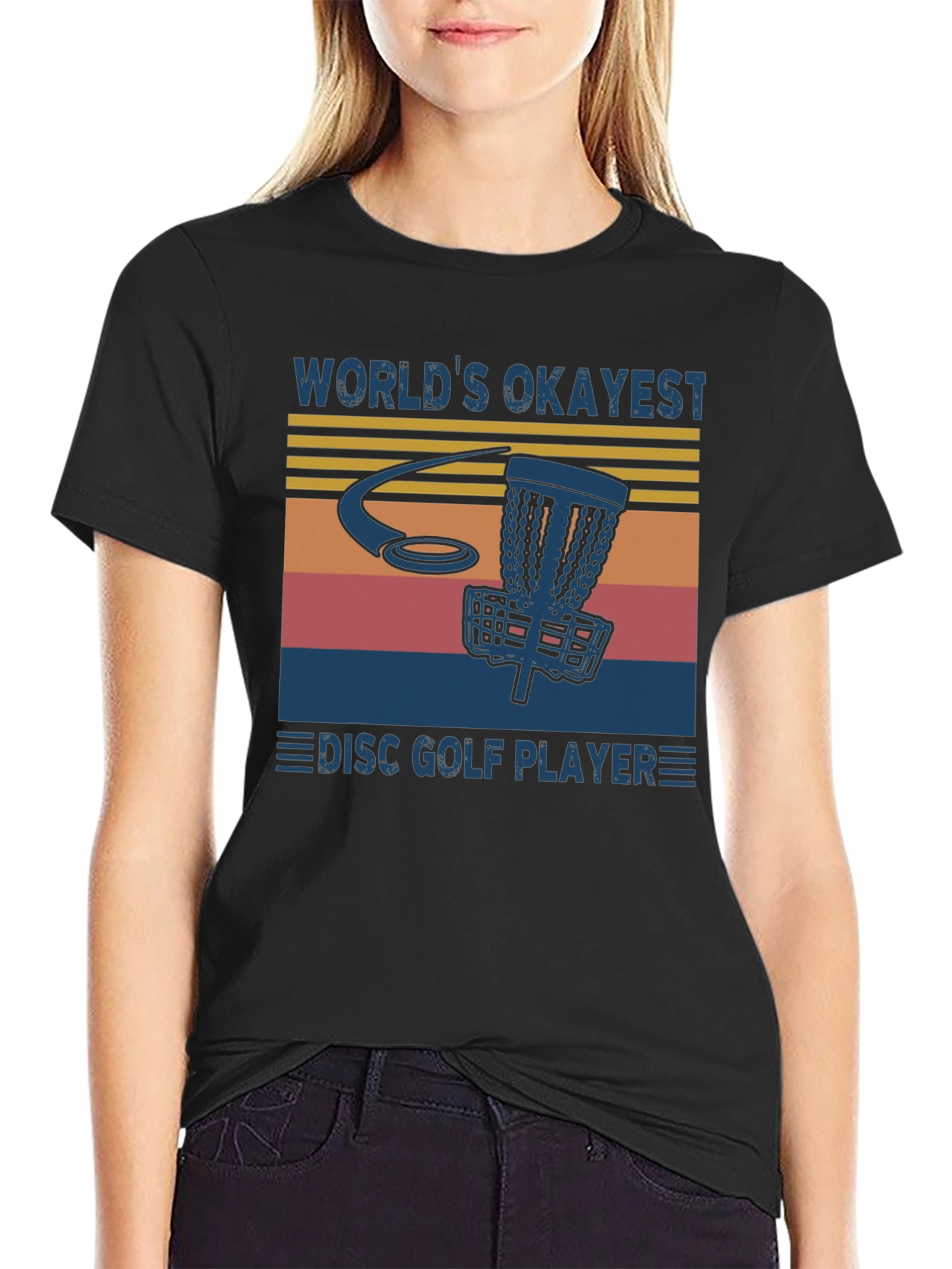 Worlds Okayest Disc Golf Player T-Shirt