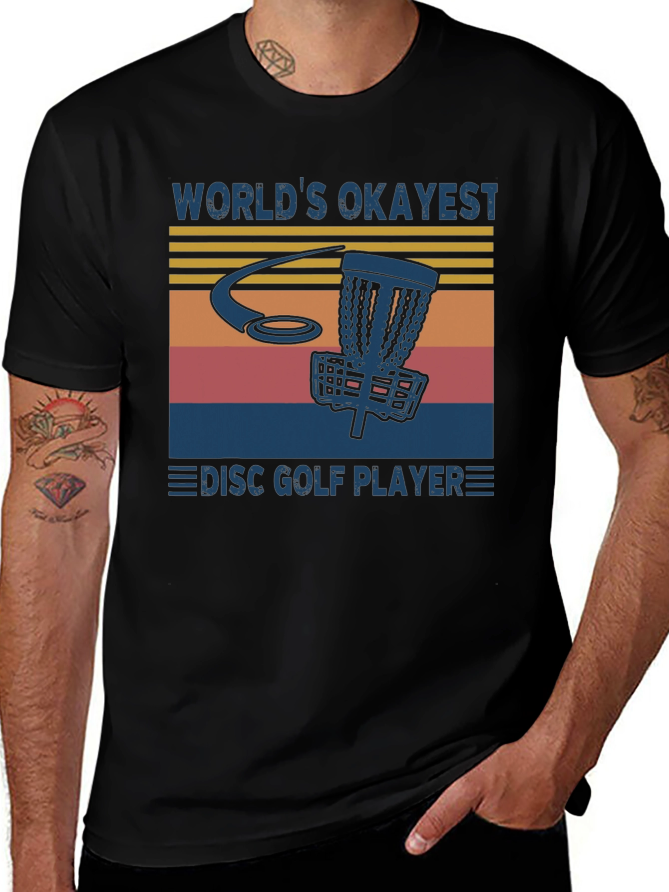 Worlds Okayest Disc Golf Player T-Shirt