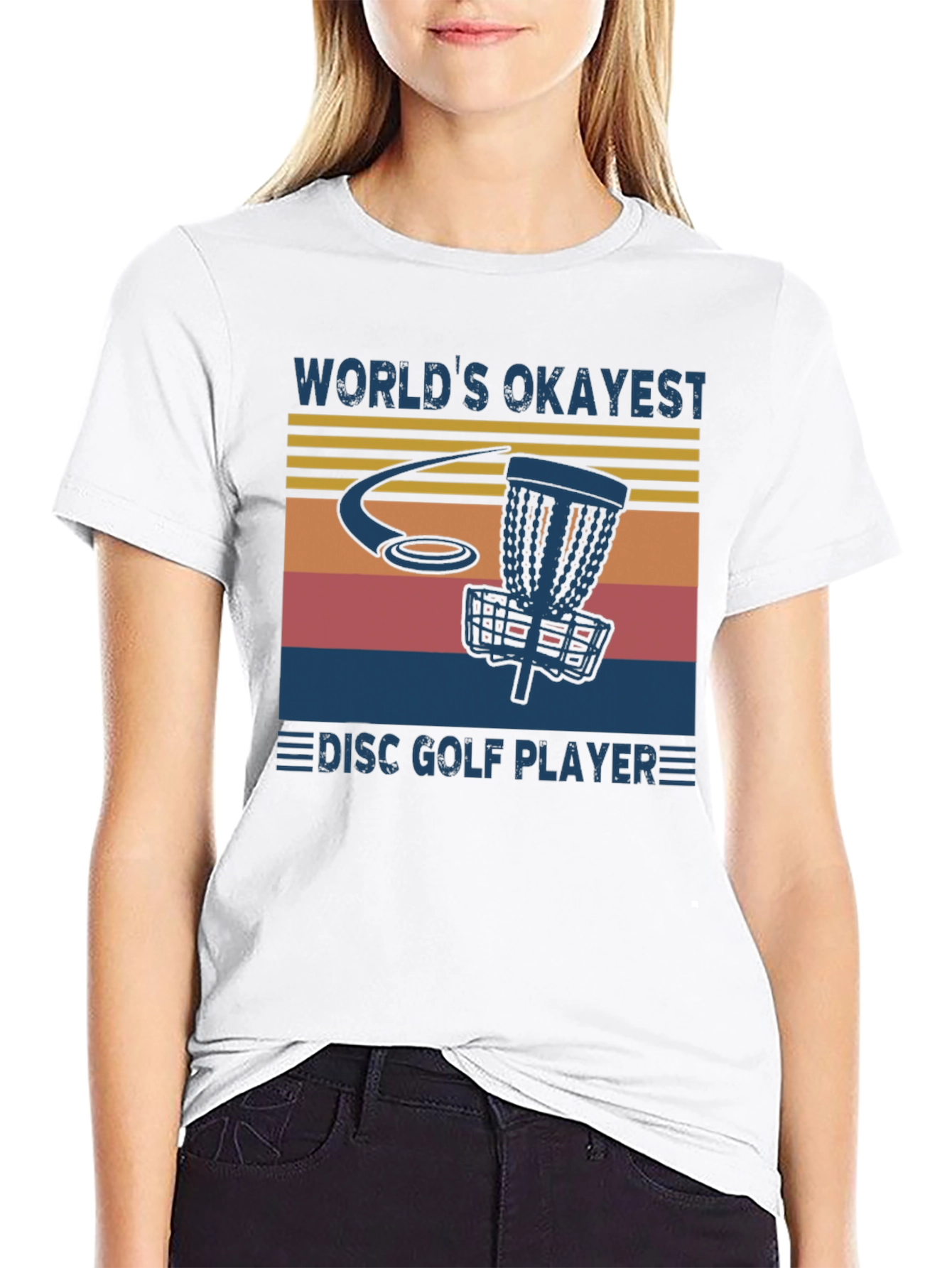 Worlds Okayest Disc Golf Player T-Shirt