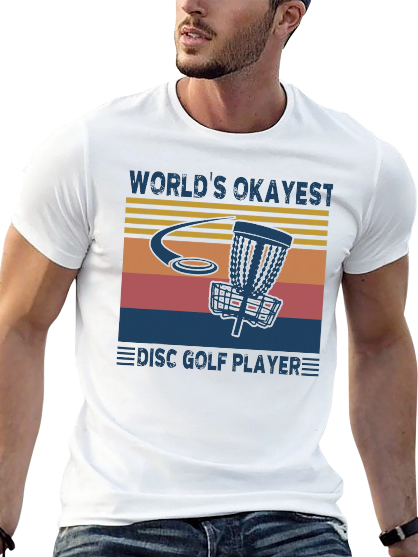 Worlds Okayest Disc Golf Player T-Shirt