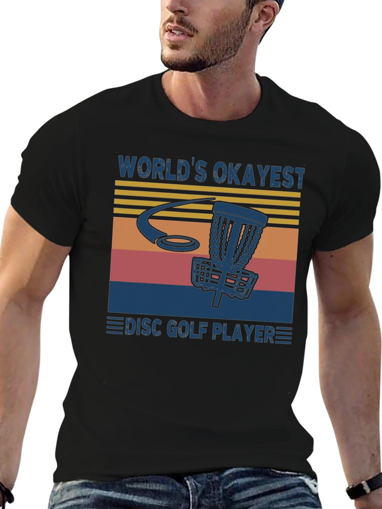 Worlds Okayest Disc Golf Player T-Shirt