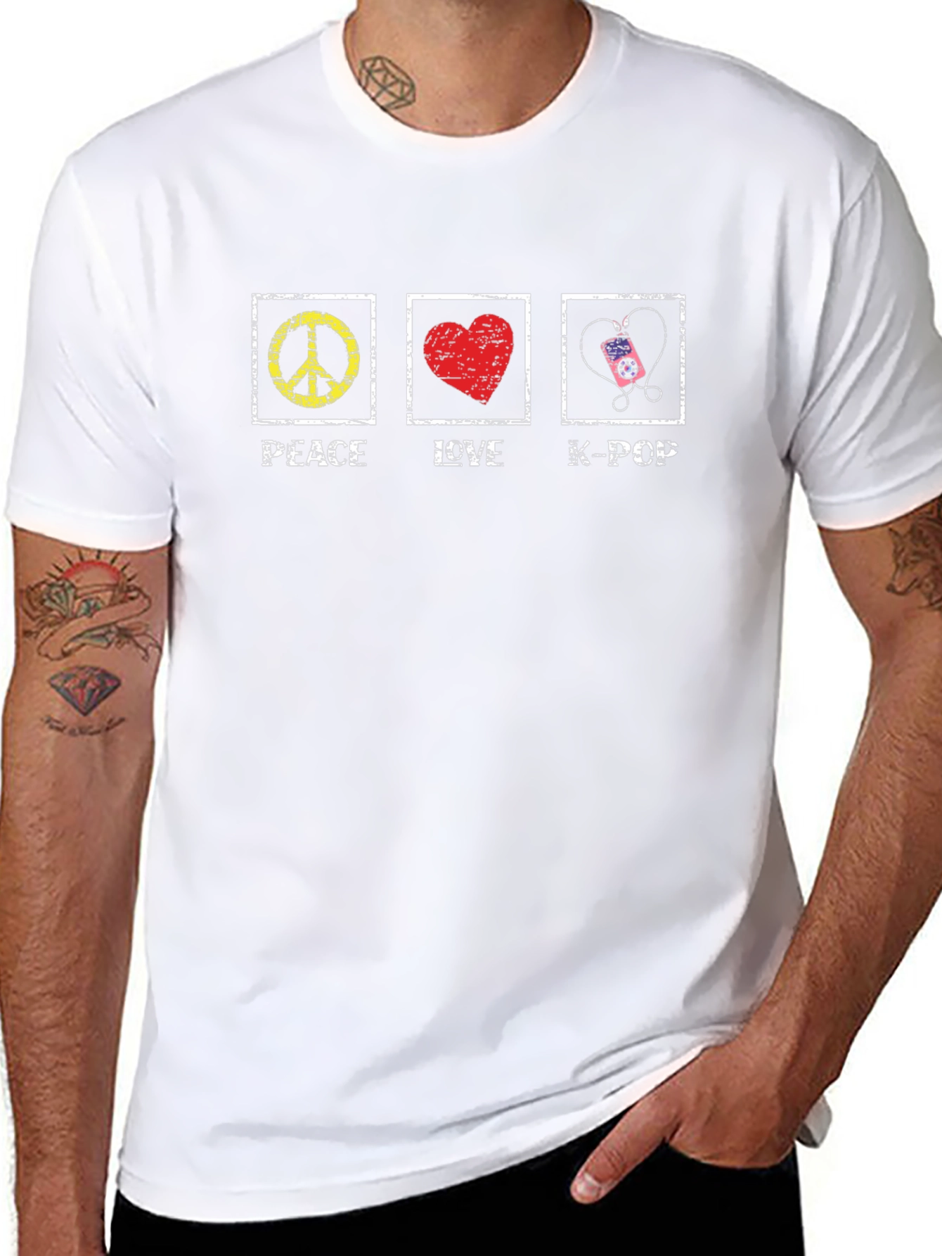 Peace Love K-Pop T-Shirt