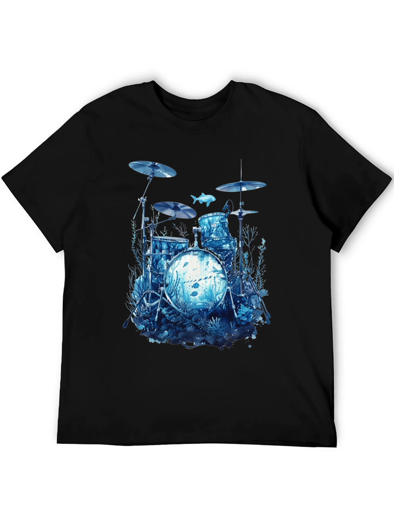 Ocean Drum Set Graphic T-Shirt